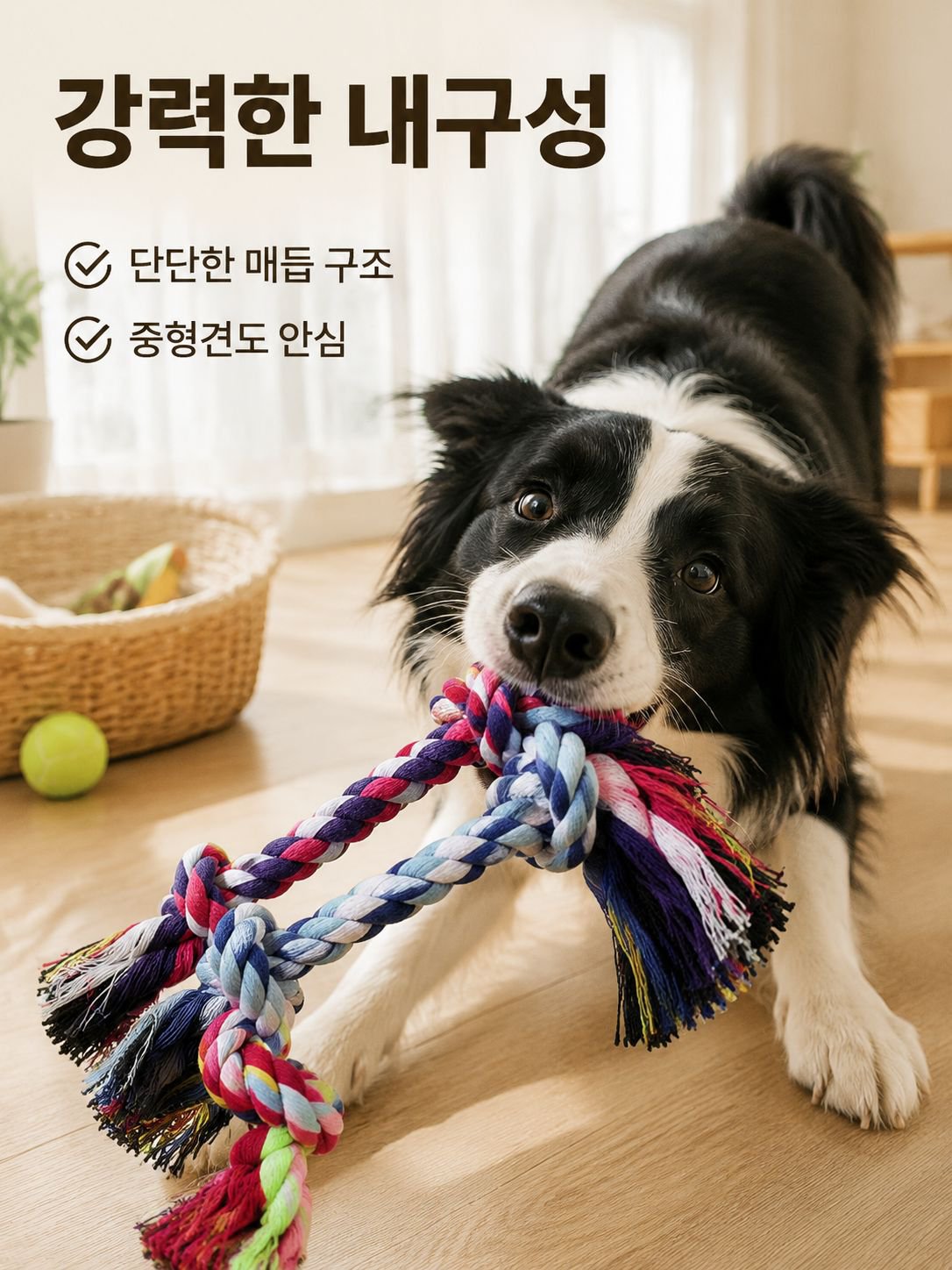 애완동물이 장난감을 씹다