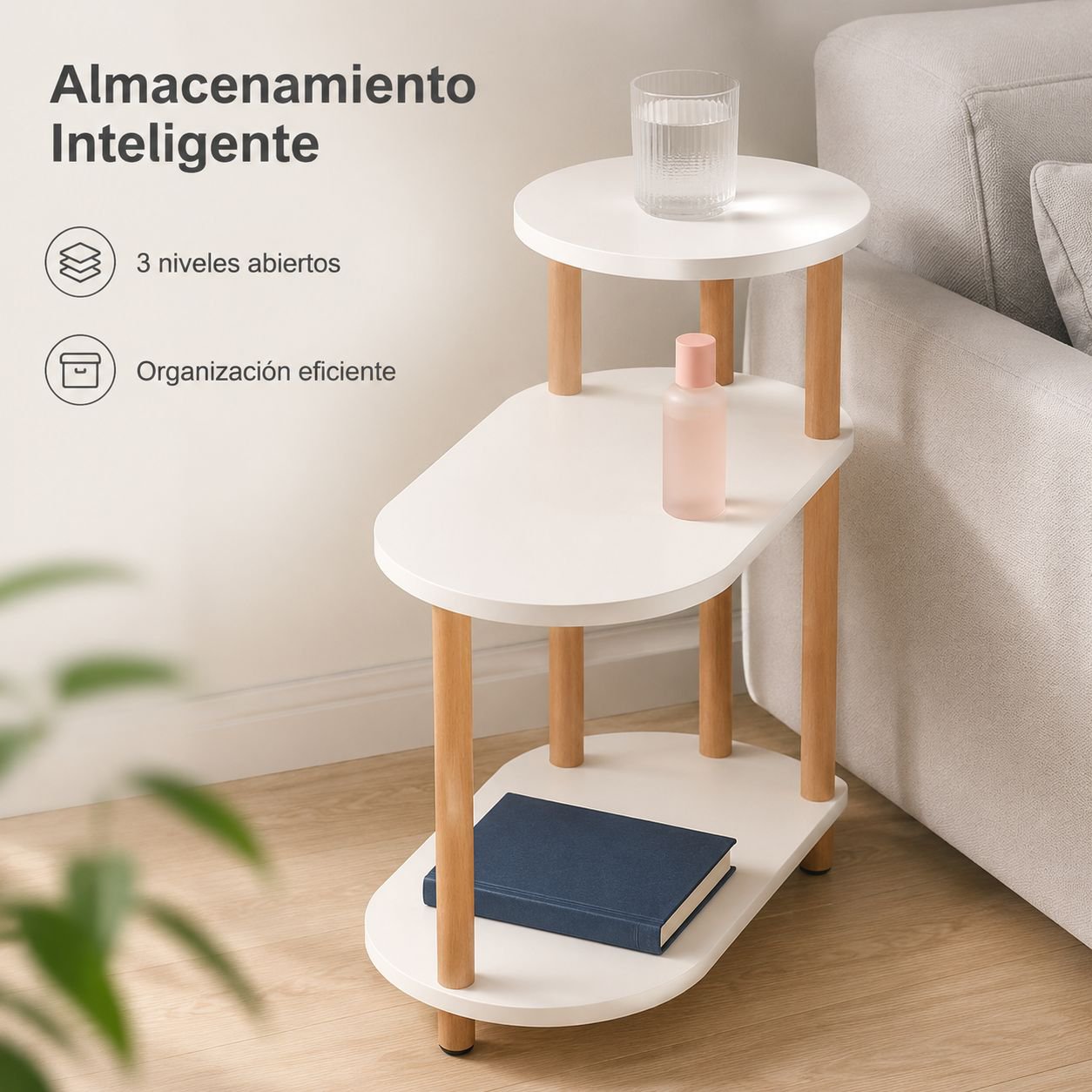 Mesita auxiliar/mesa pequeña móvil