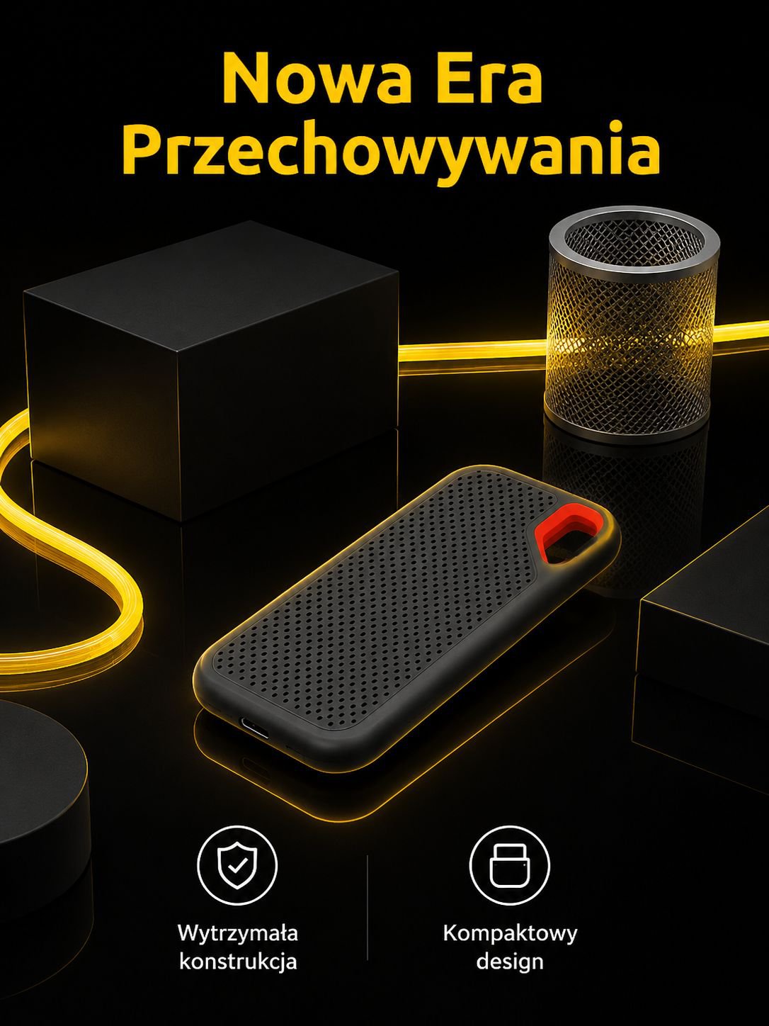 Przenośny dysk SSD o wysokiej prędkości