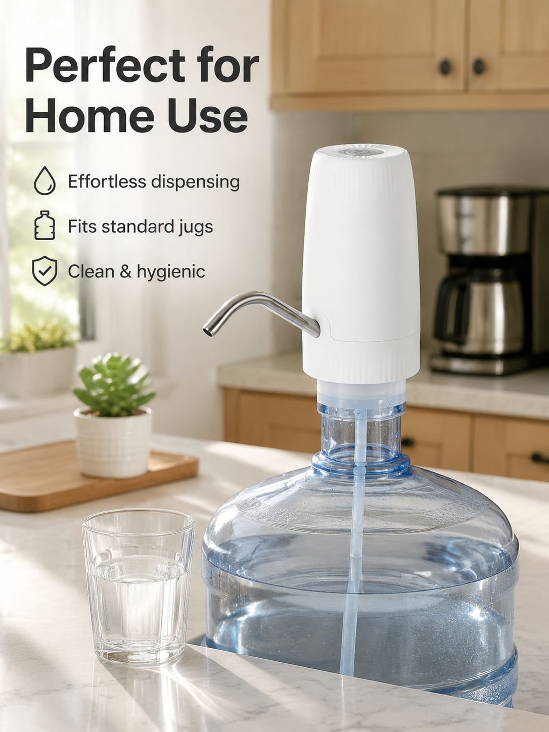 Household Dormitory Electric Water Dispenser Pump, Rechargeable Automatic Water Pump