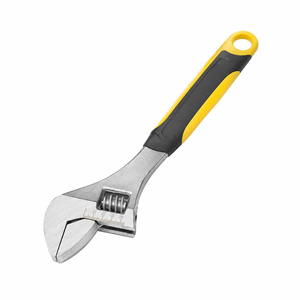 Plastic Handle Forged Steel Adjustable Spanner Hex Nut Tool
