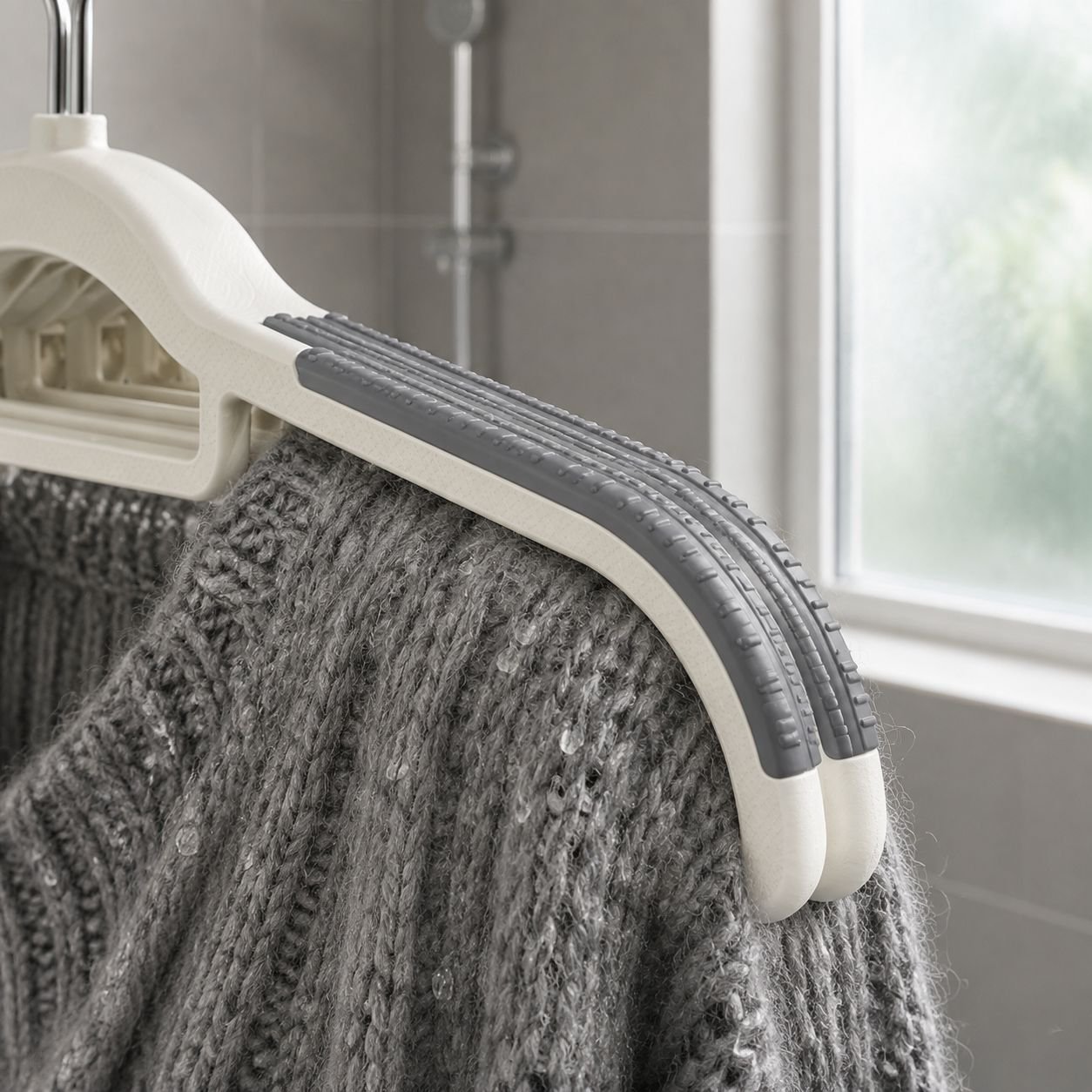 Anti-Slip Hook Hanger 360° Rotating Design Wet and Dry Use, No Falling Off