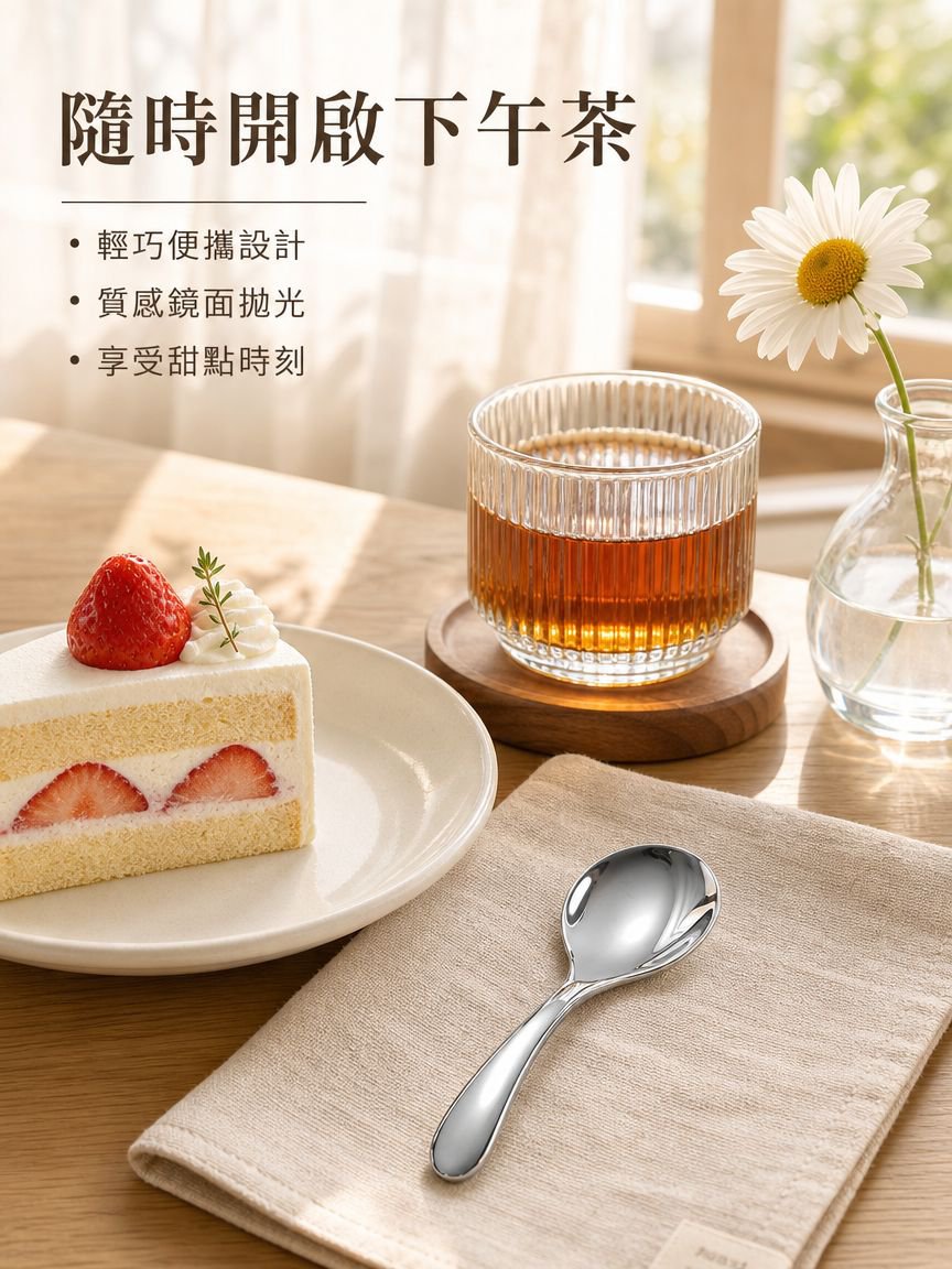 短柄雪糕甜點勺