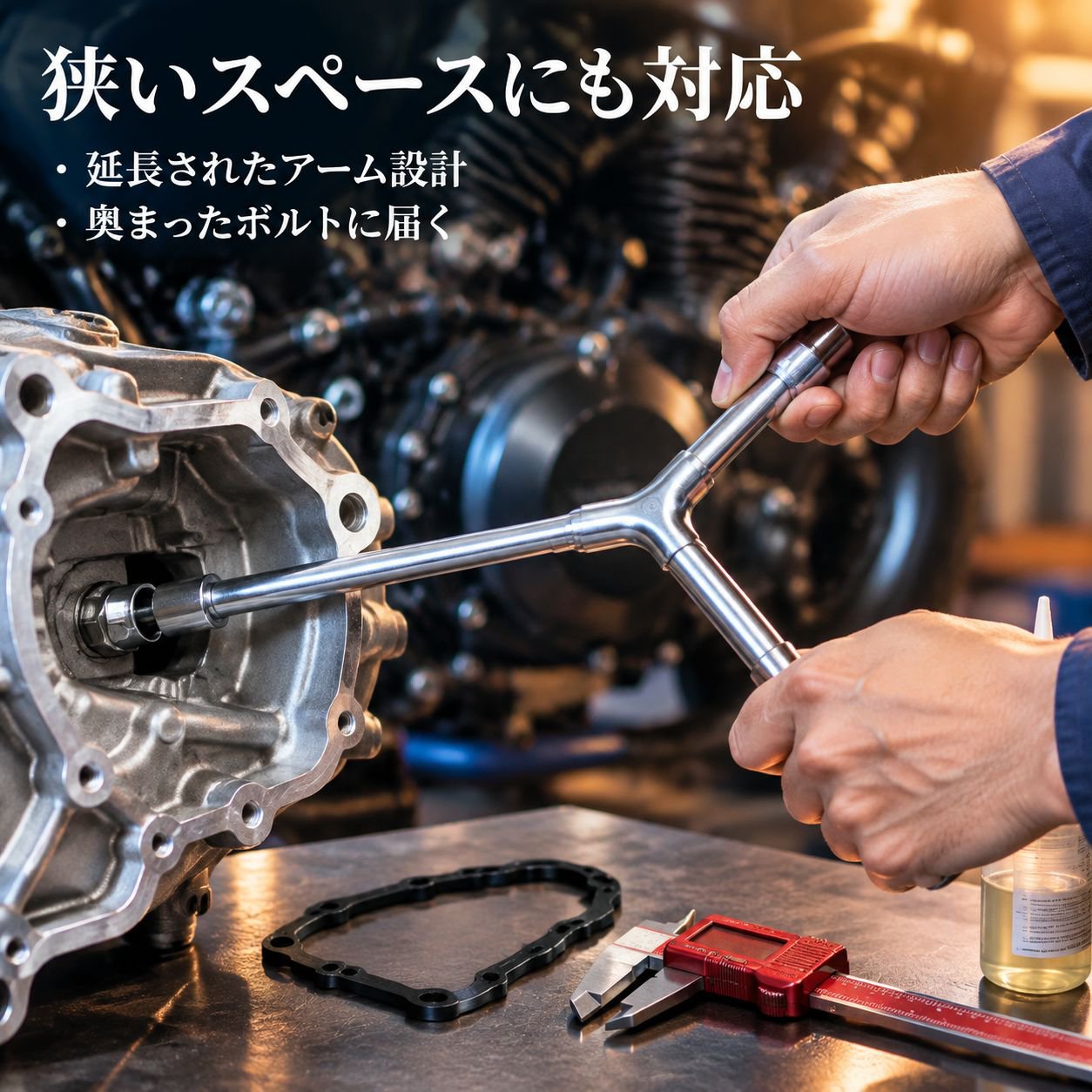 3本爪ソケットレンチ、多機能延長六角Y型ソケットレンチ