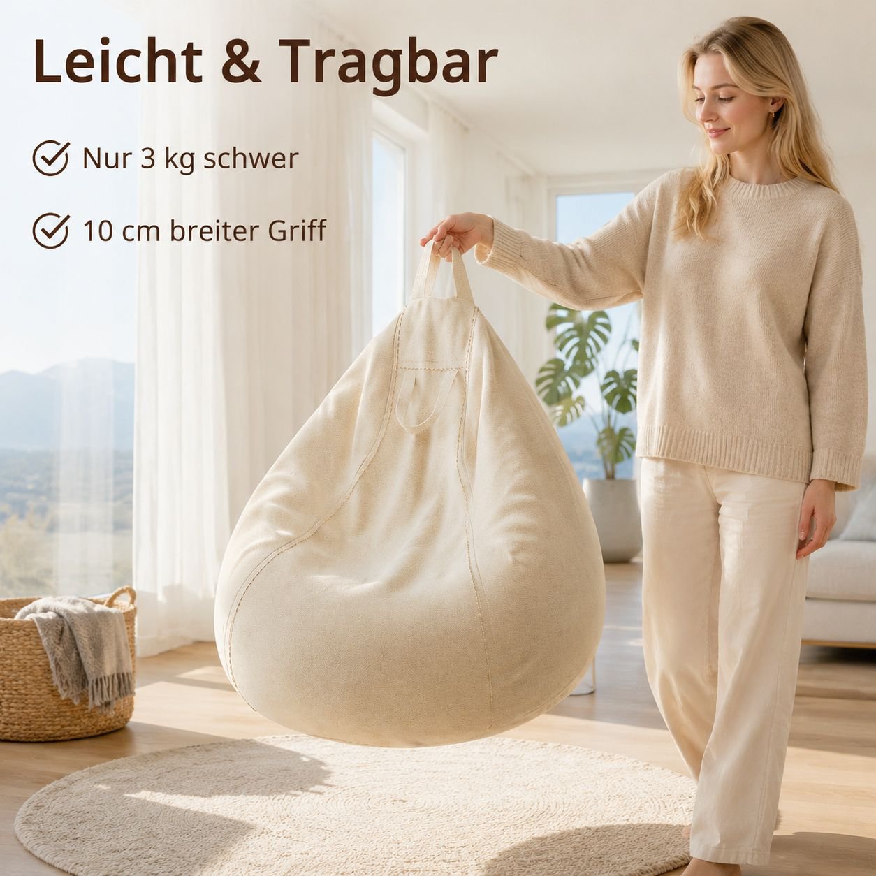 Sitzsack (zum Liegen oder Schlafen)