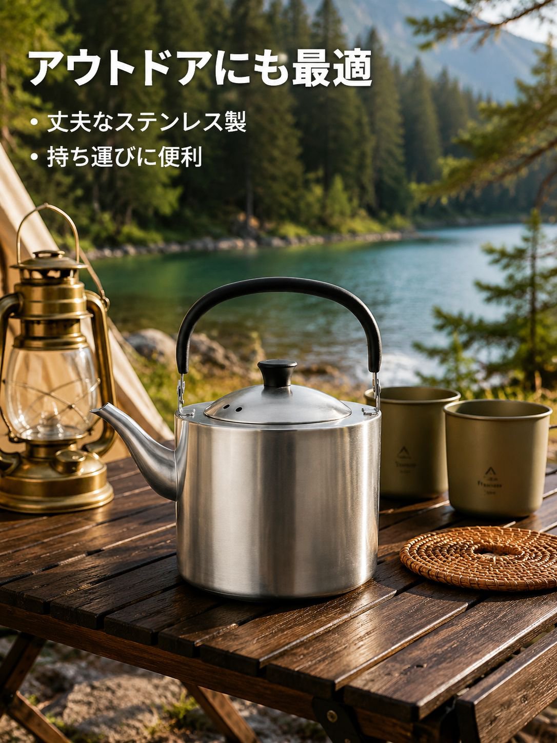 多機能ステンレス製ティーセット