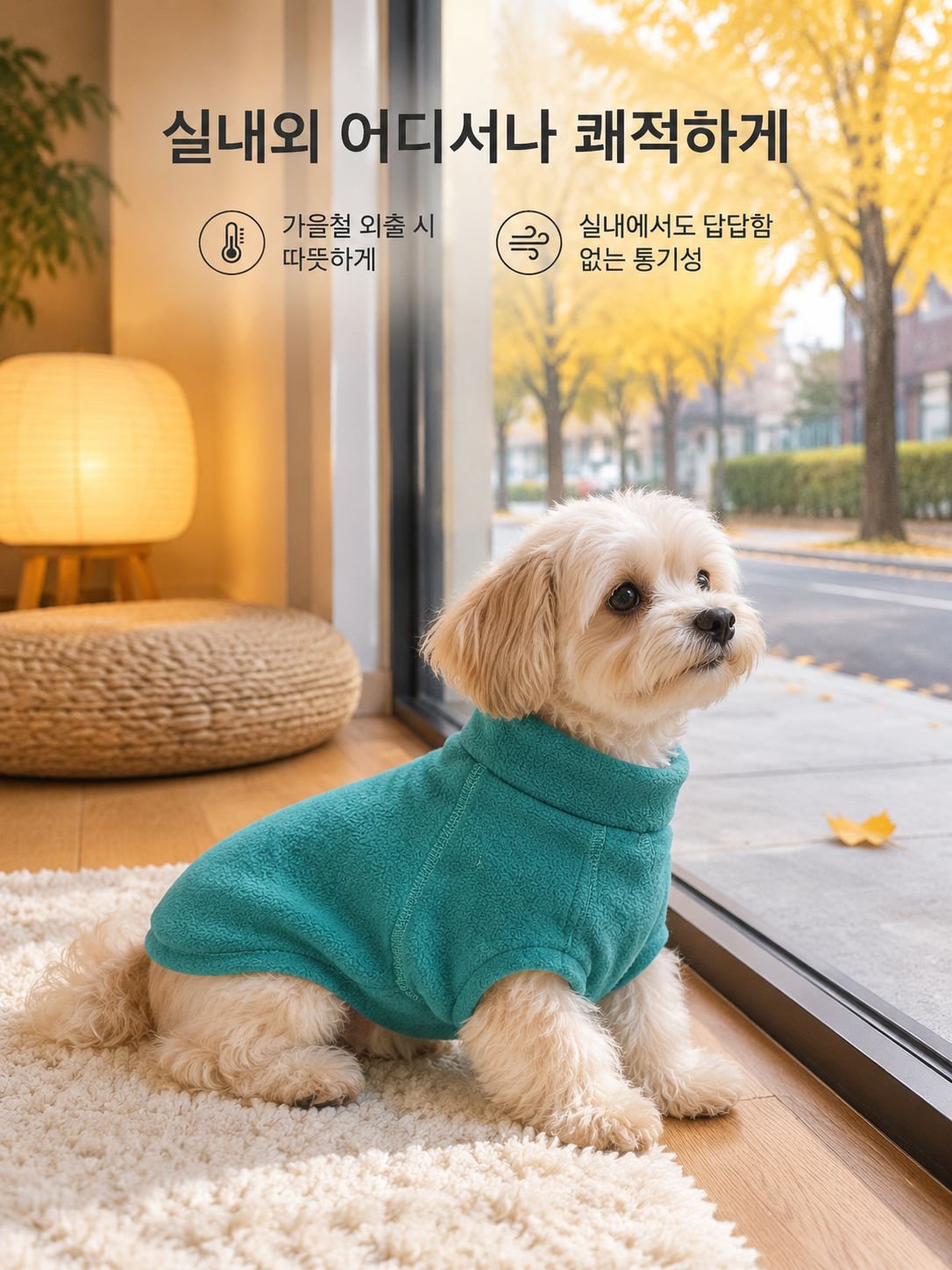 소형견과 고양이 모두 착용 가능한 반려동물 후드티