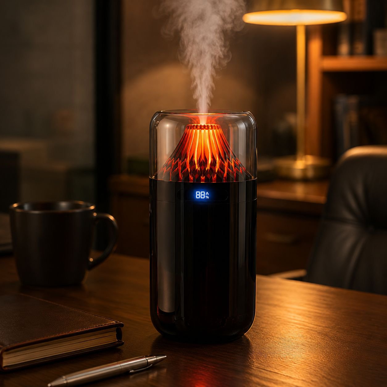 Humidificador de aromaterapia para dormitorio y oficina, silencioso para escritorio