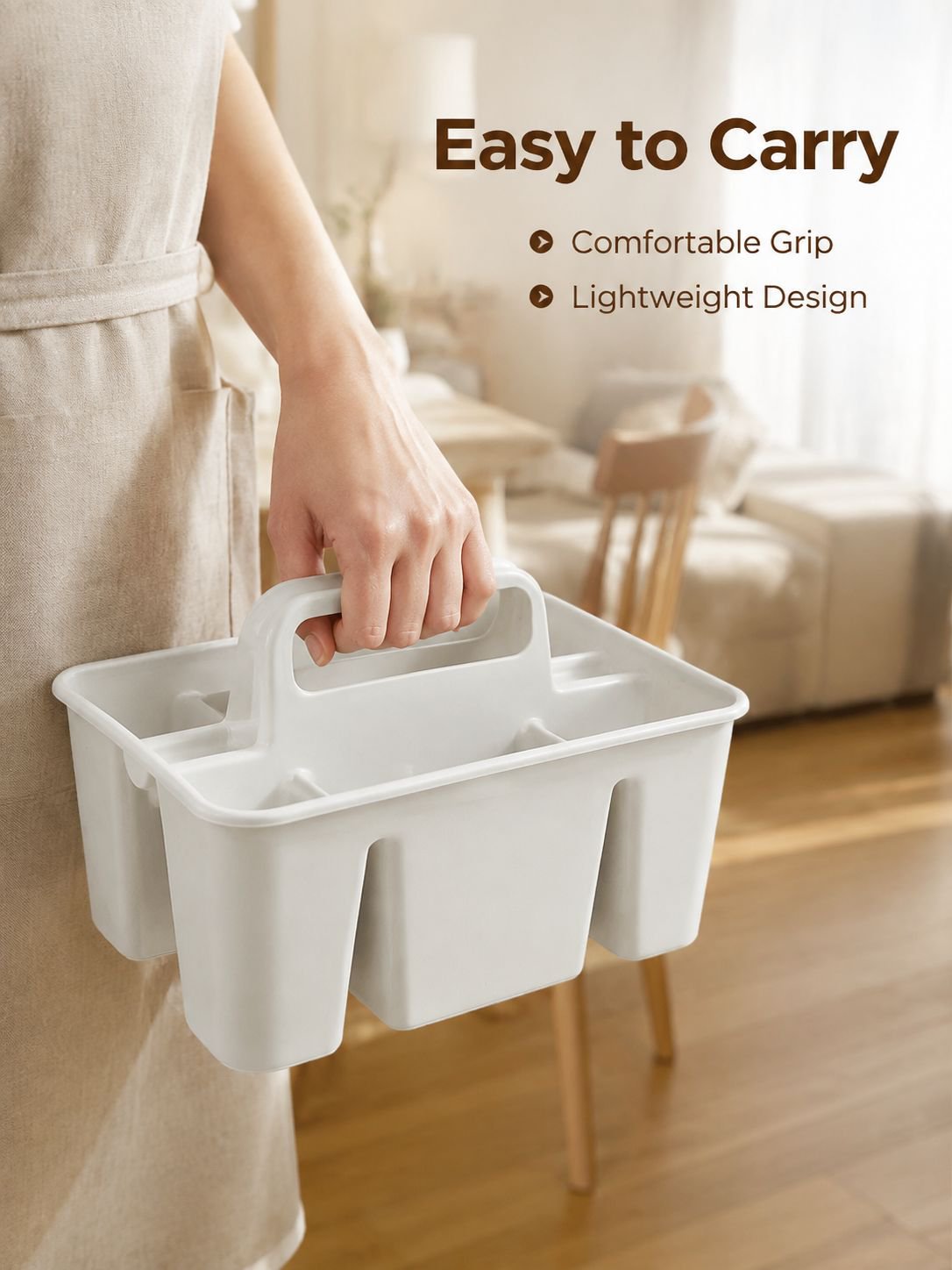Portable cleaning storage basket, household divider, sundrying basket, desktop storage bin, desktop 