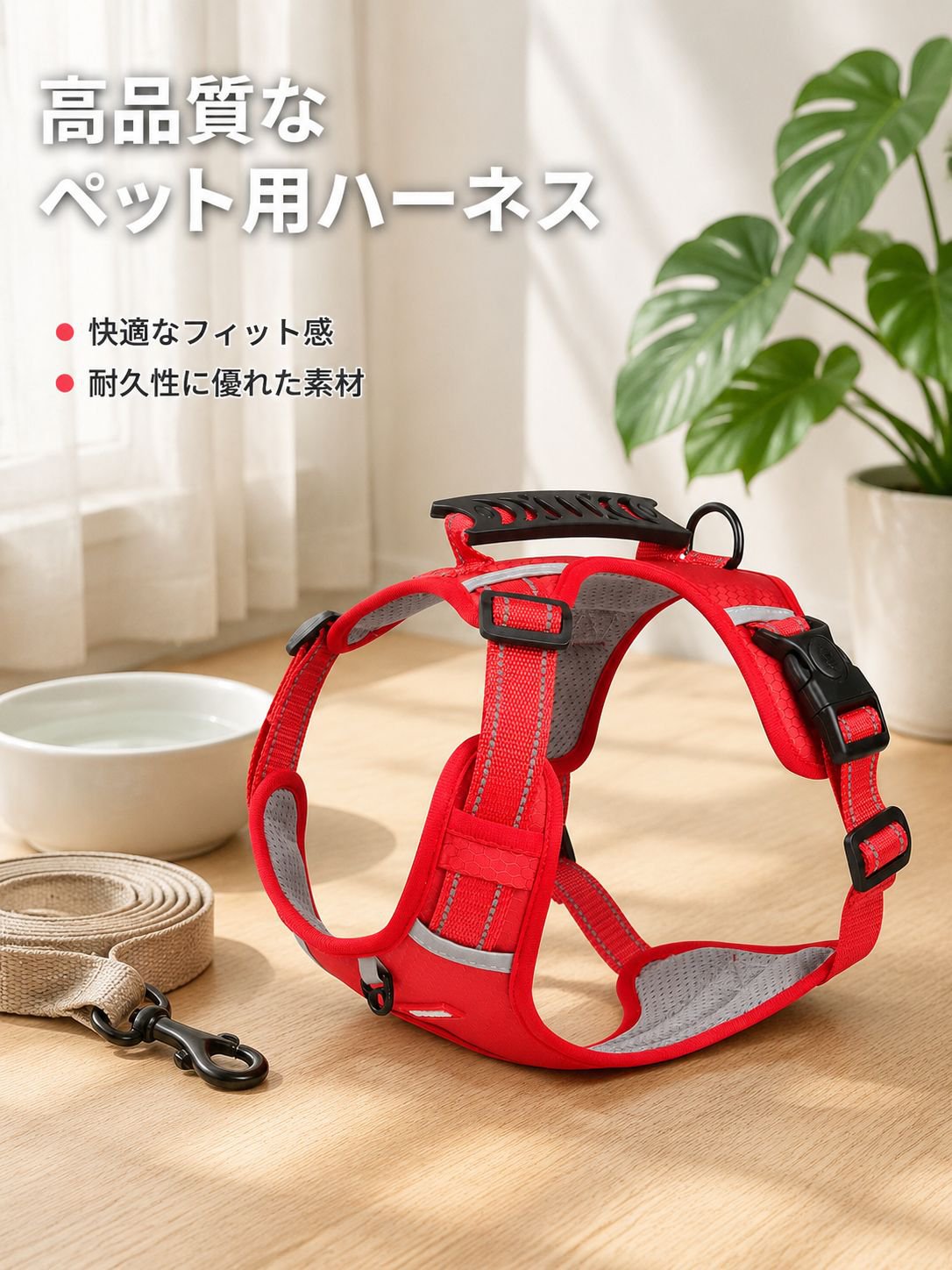 防衝撃ペット用ハーネス