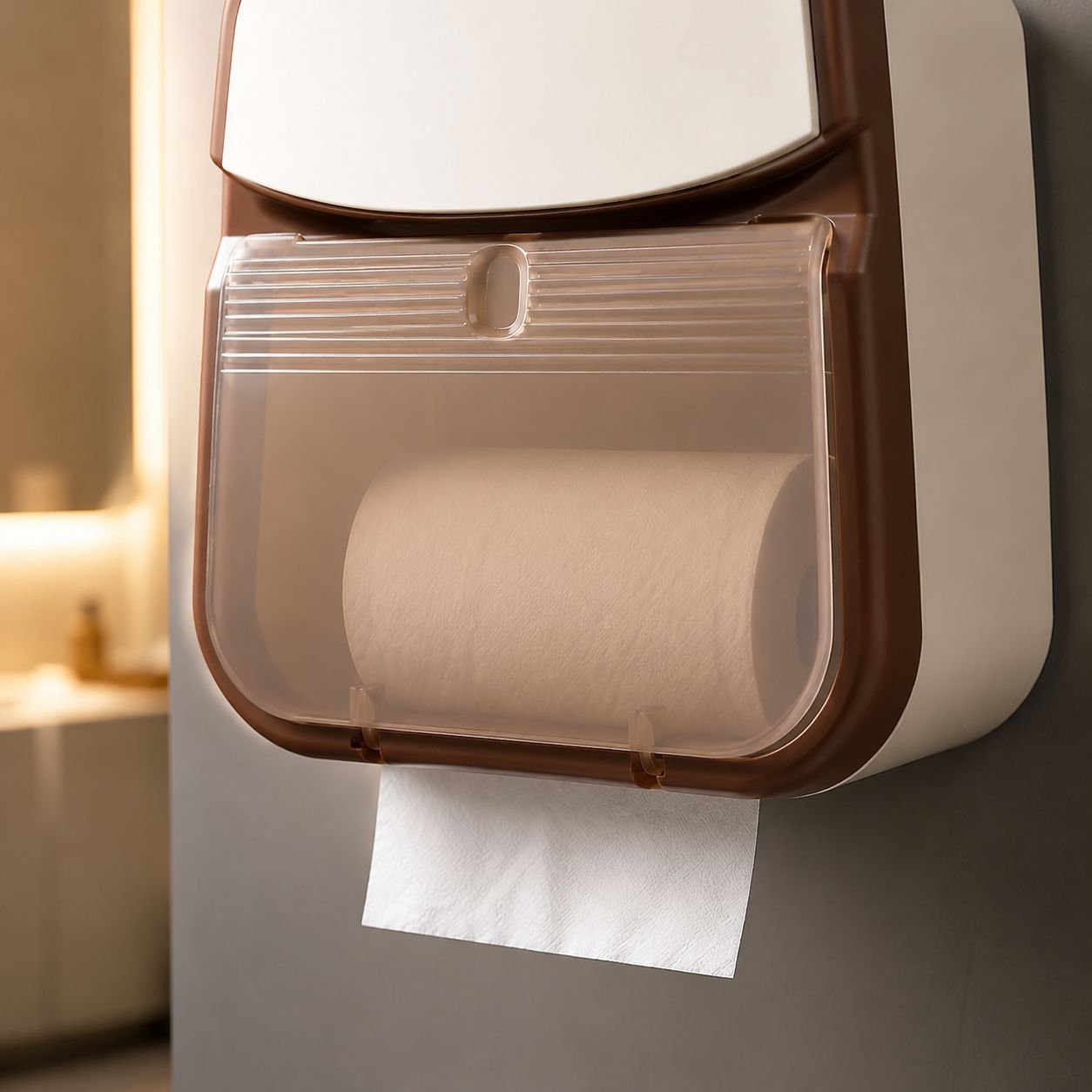 Bathroom Toilet Paper Dispenser Waterproof Tissue Holder for Home