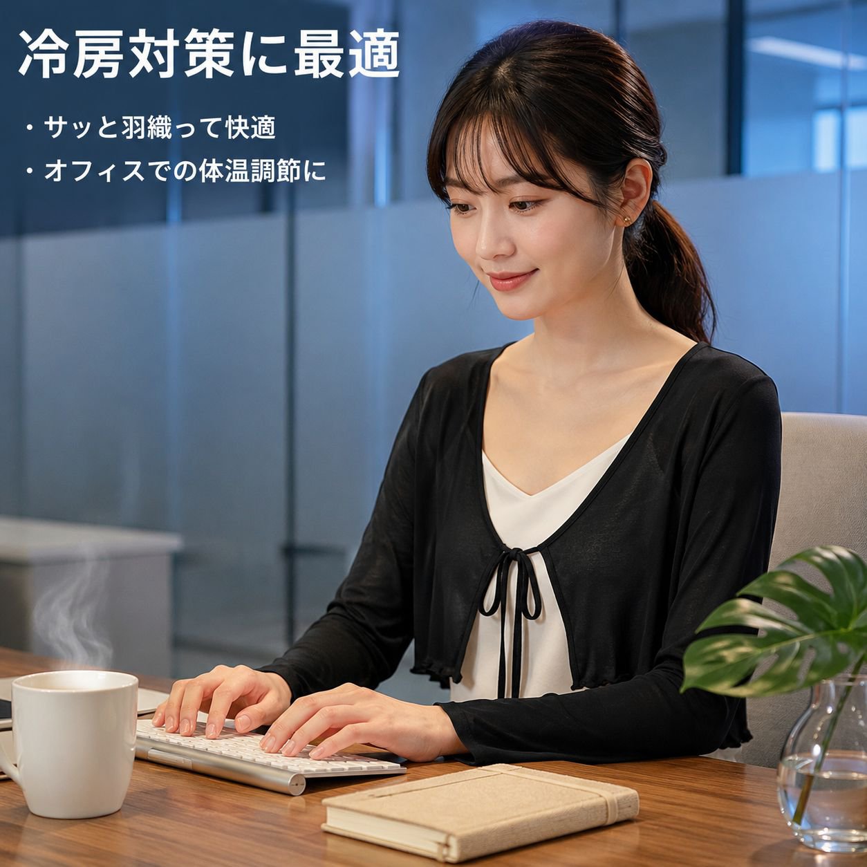 ファッショナブルなショート丈レディースジャケット