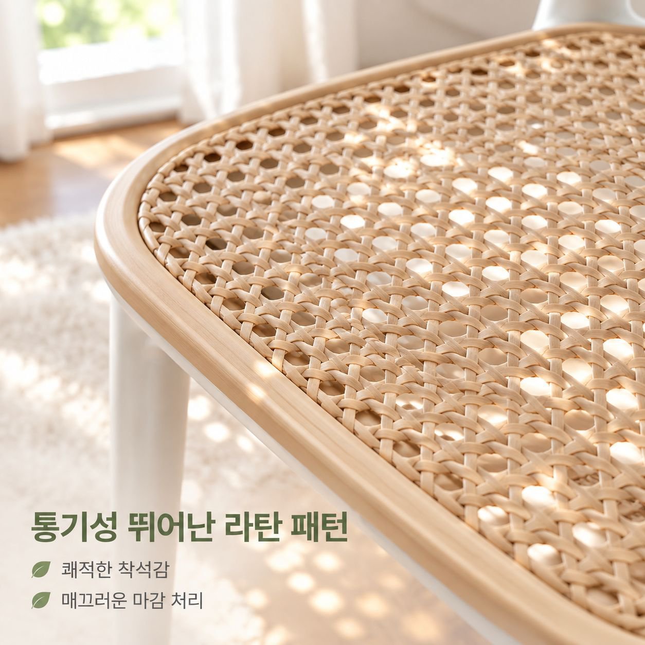 북유럽 스타일의 견고한(두께감 있는) 다이닝 체어