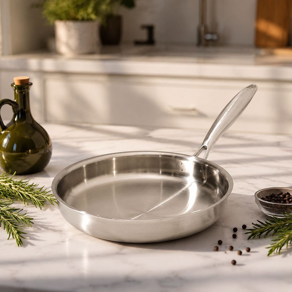 Induction cooker threelayer steel thickened pan