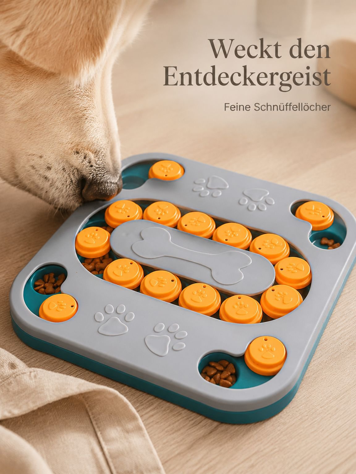 Intelligenzspielzeug Futternapf für Katzen und Hunde im Alltag