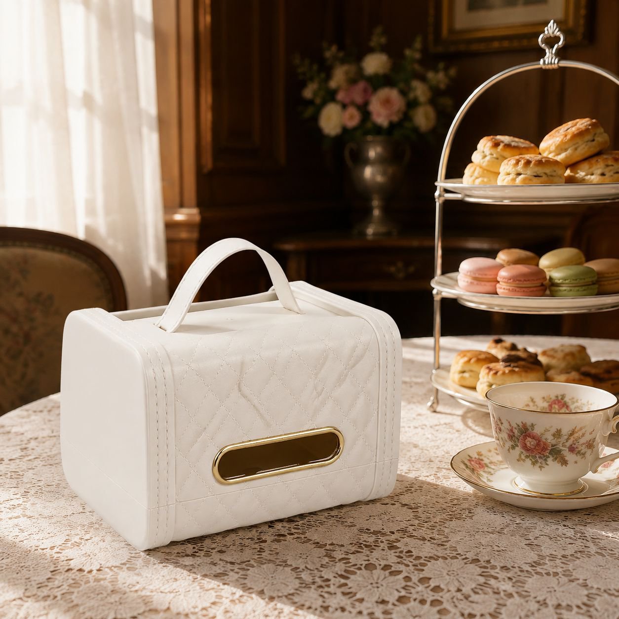 Home Living Room Decorative Tissue Storage Handbag