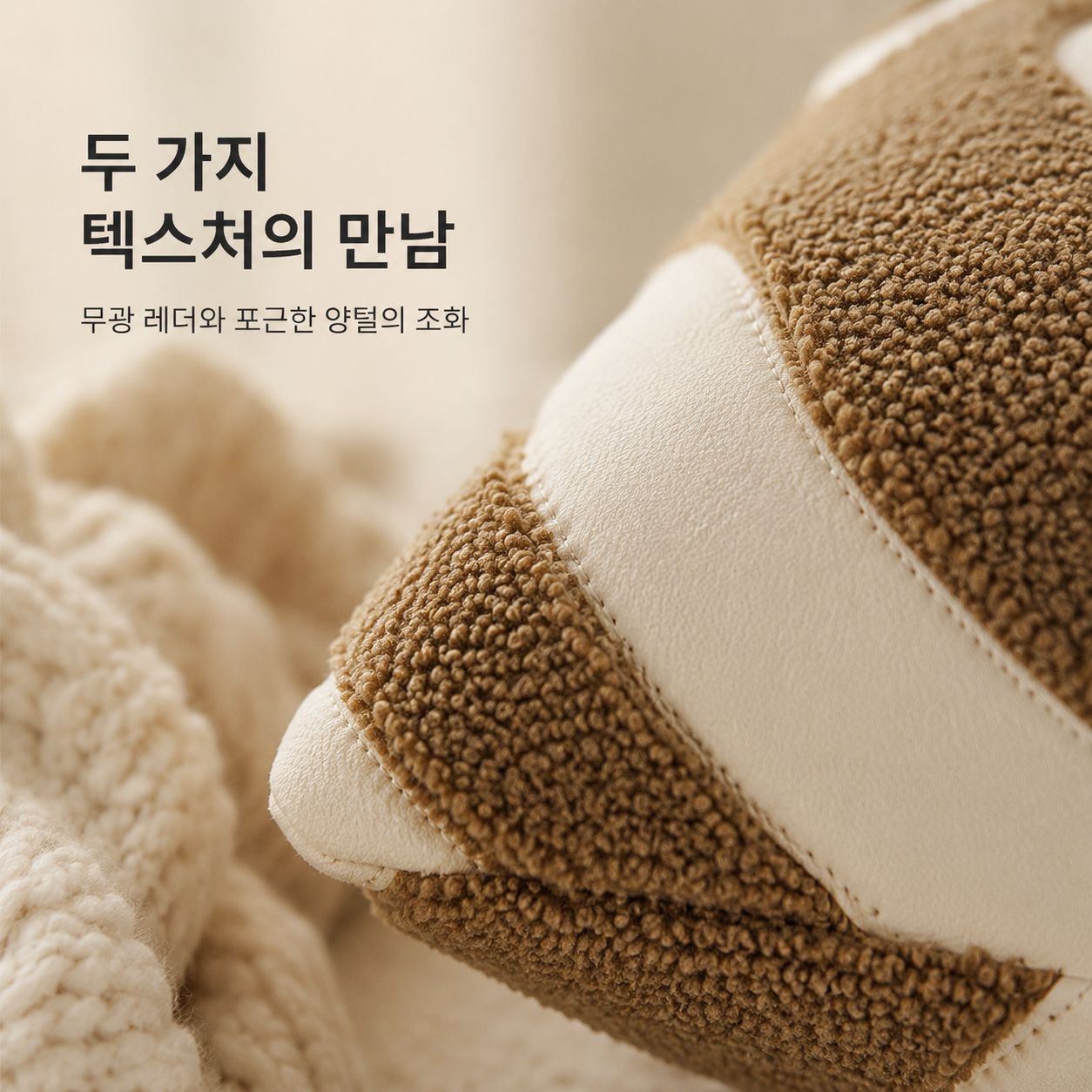 크림색 고급 레트로 스타일 쿠션/소파 쿠션