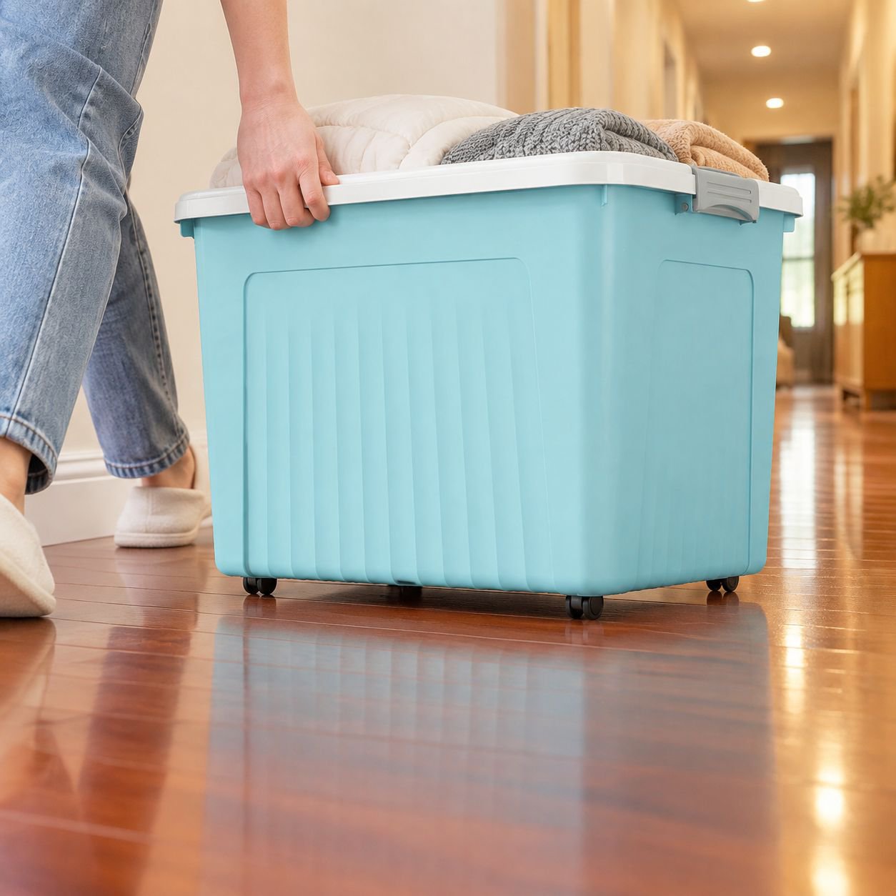 Caja organizadora de ropa y juguetes para el hogar, caja de gran capacidad al por mayor