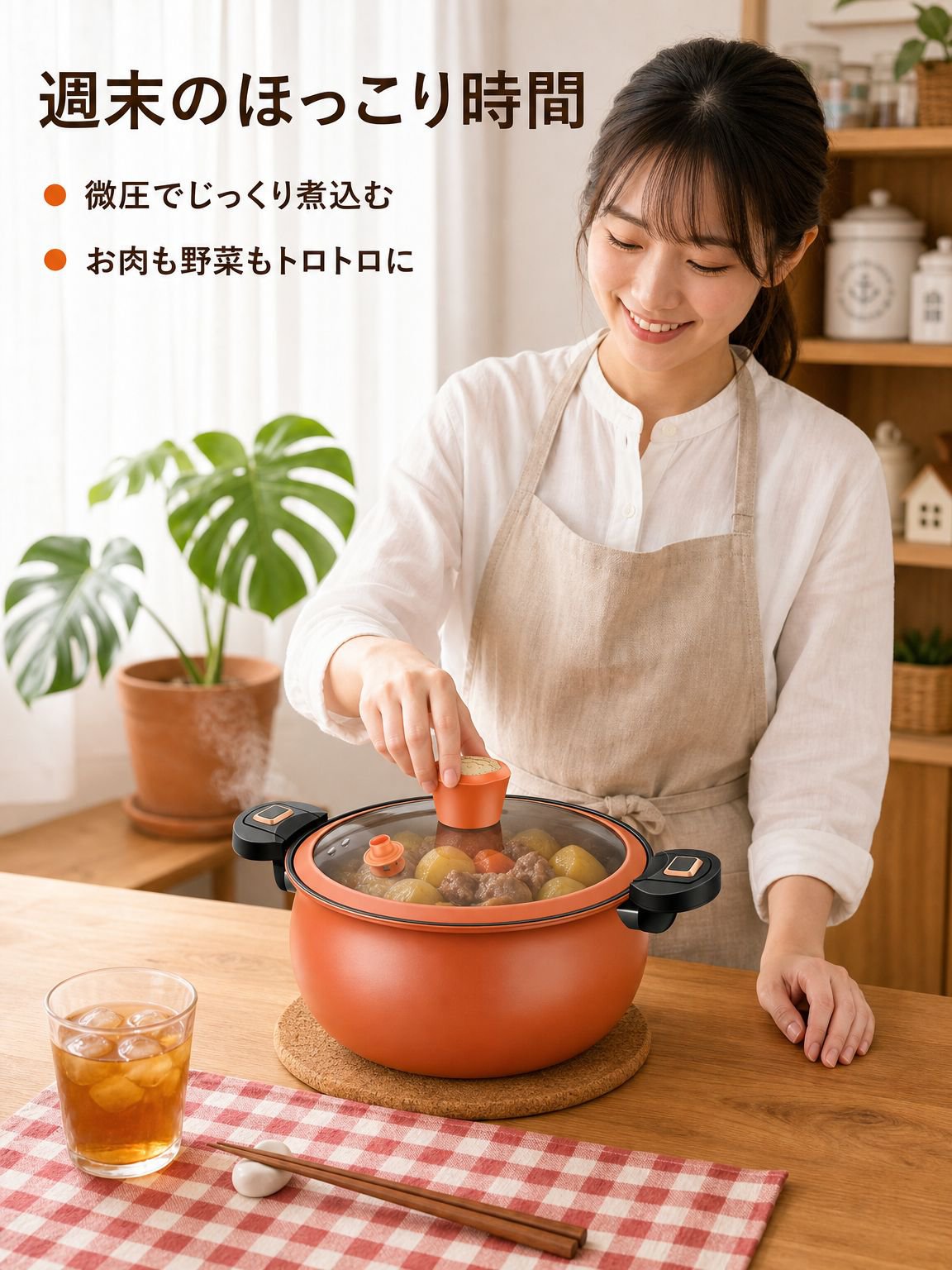 小型圧力ノンスティックフライパン
