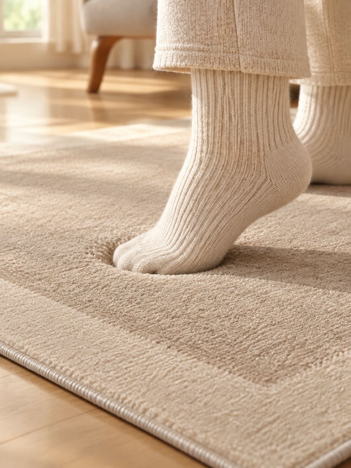 Vintage-Style Living Room Rug
