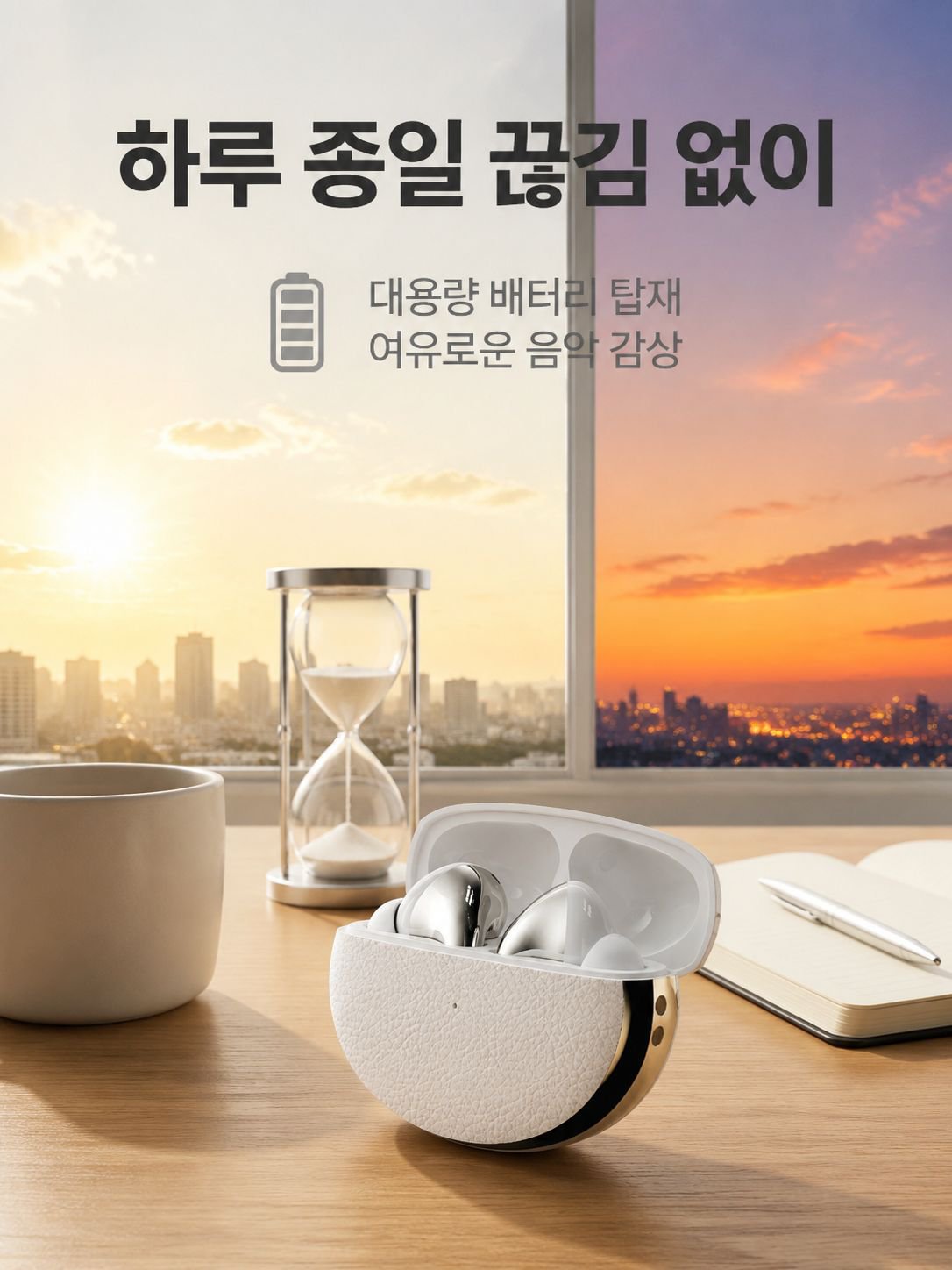 가죽 긴 항속 스테레오 헤드셋 무선 블루투스 헤드셋 액티브 노이즈 캔슬링 듀얼 스테레오 블루투스 헤드셋