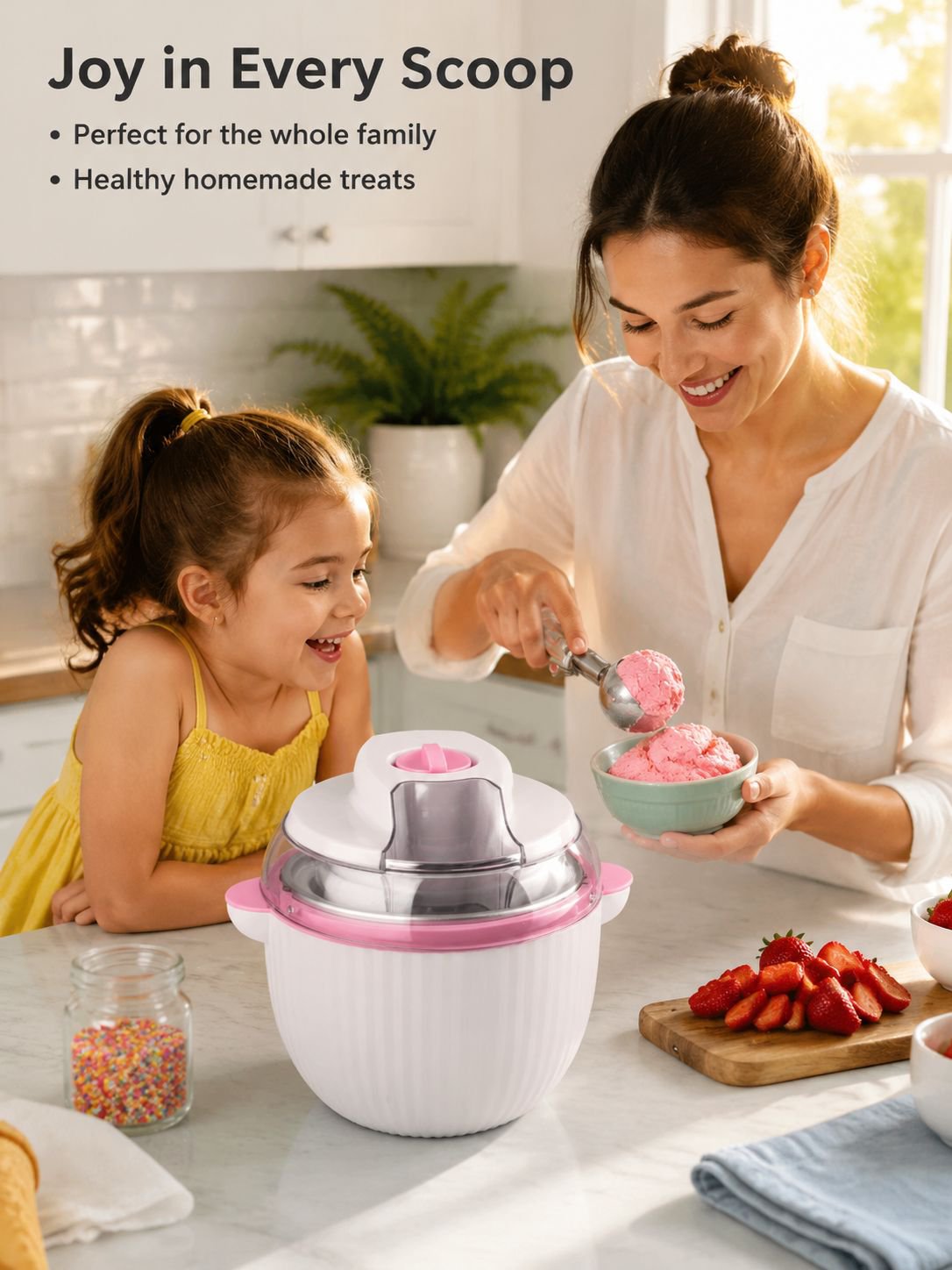 Home Small Fully Automatic Ice Cream Maker