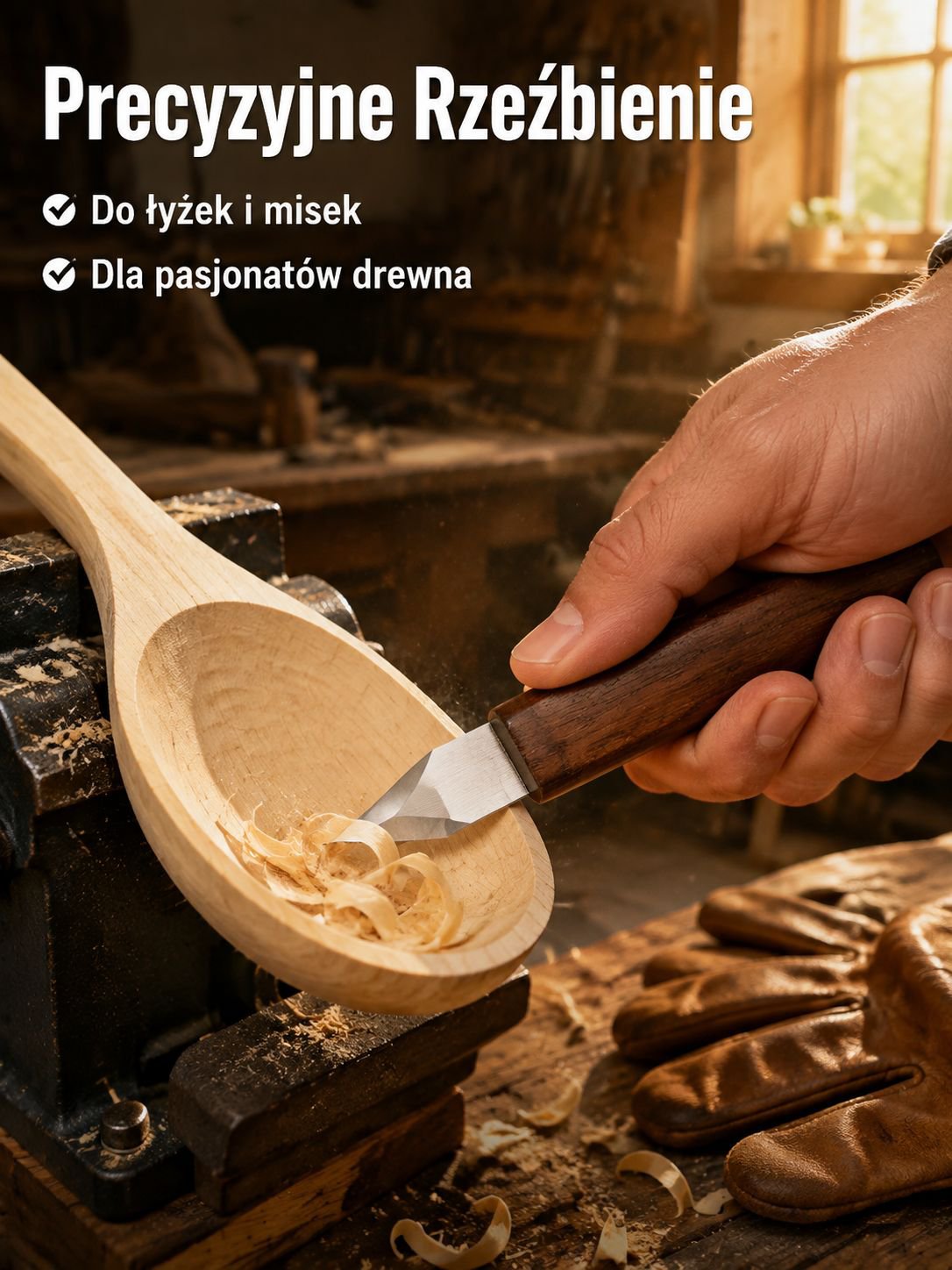 Ręczne dwustronne dłuto do drewna z chromowanego wanadu
