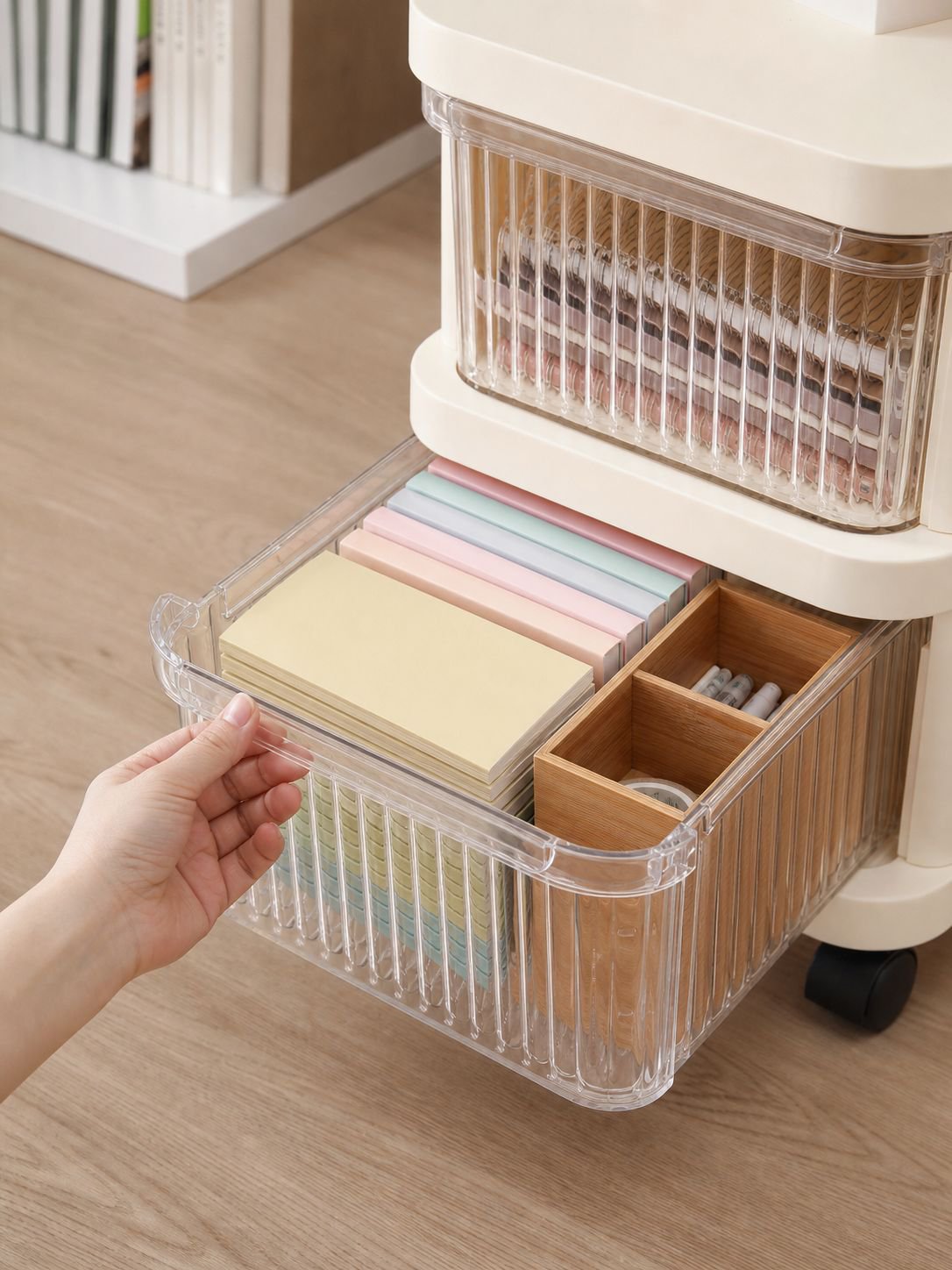 Transparent Drawer Storage Cabinet for Home