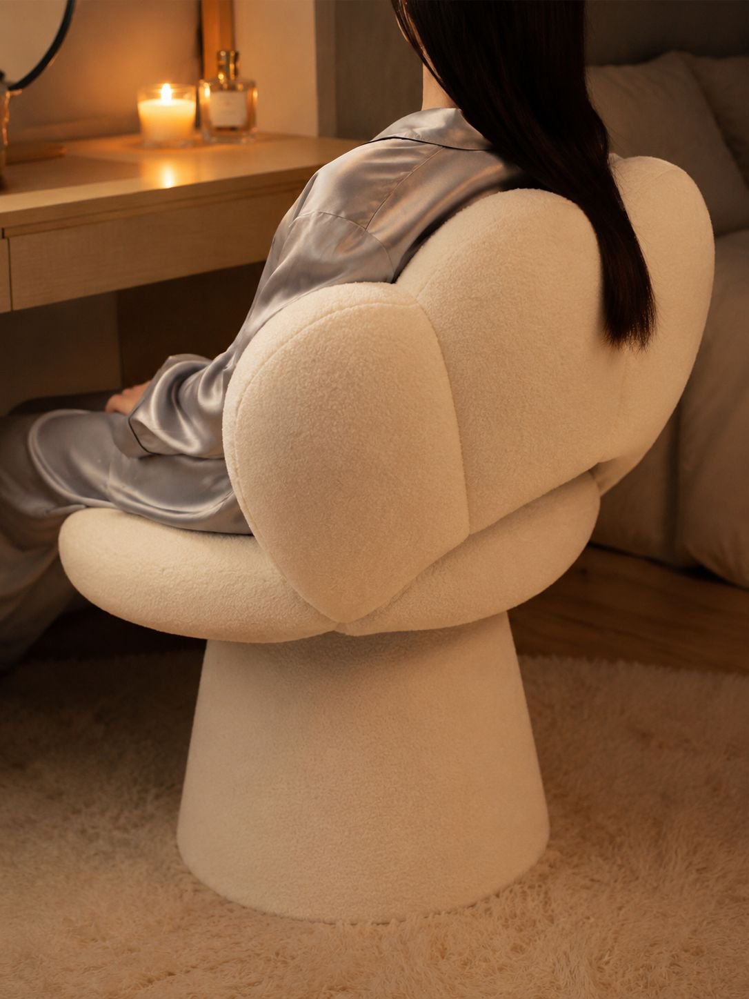 ネイルサロン用の快適な回転椅子