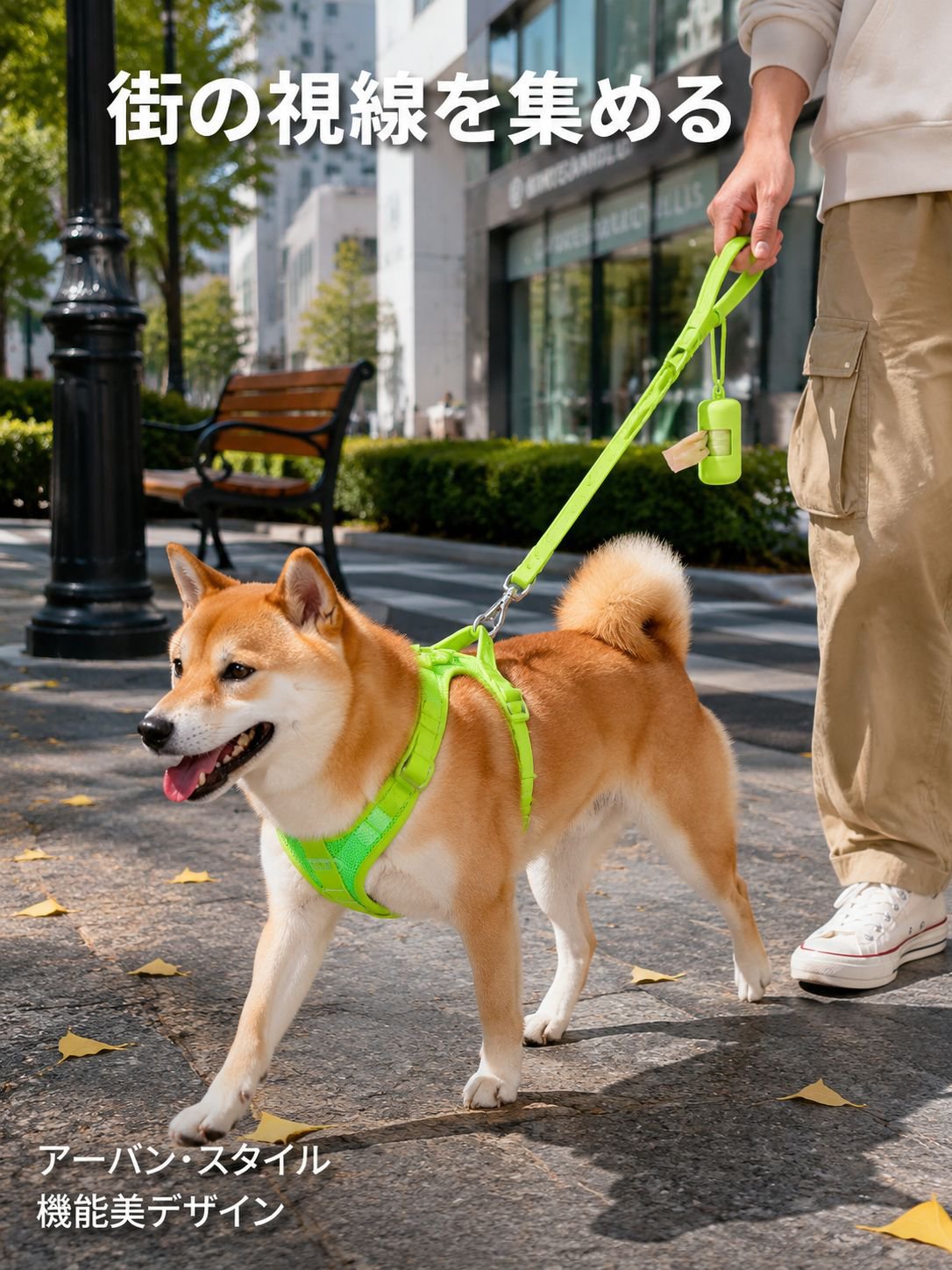 ペット犬牽引チョッキ安全ロープ