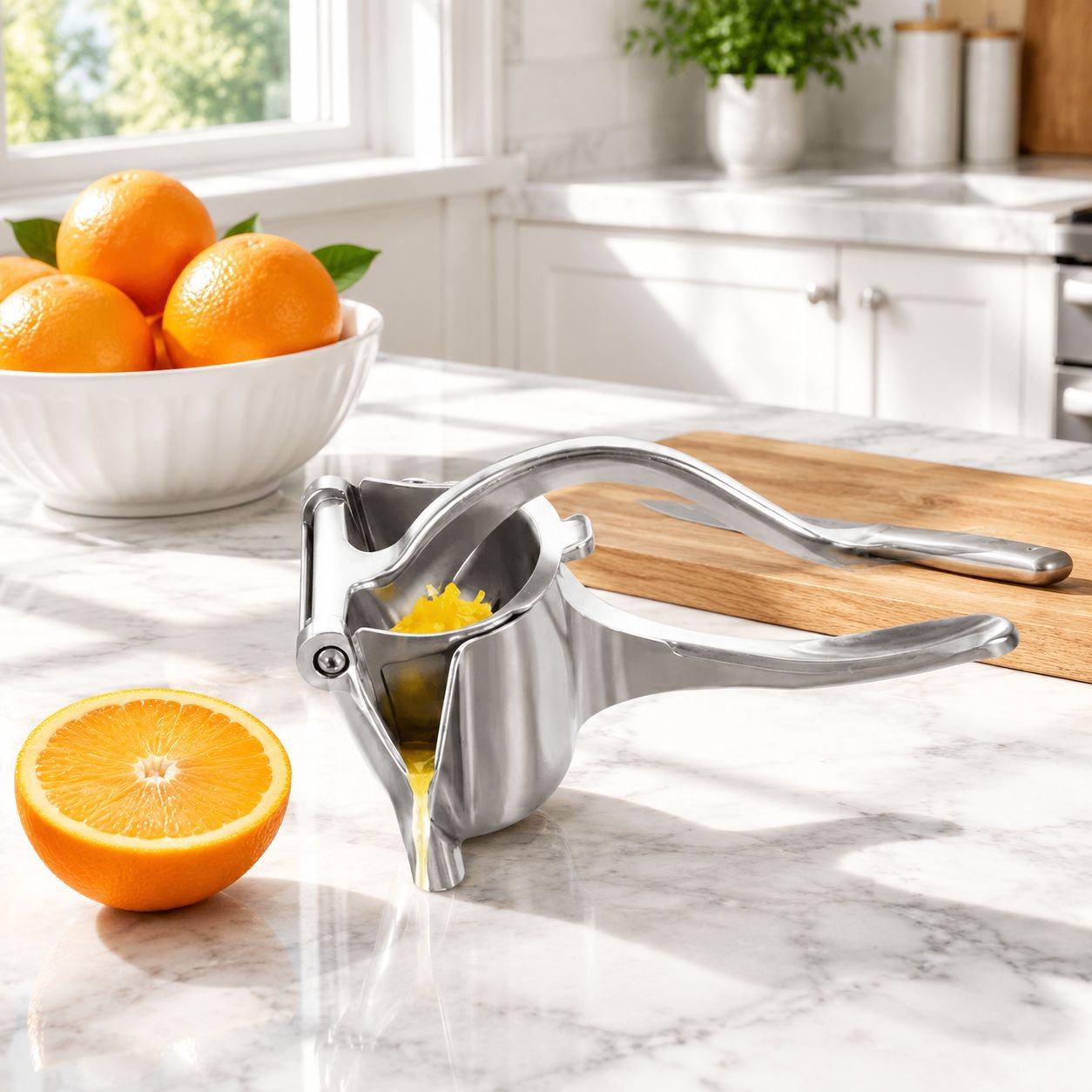 Manual Citrus Juicer Cup Hand Press Orange Lemon Squeezer Juice Maker