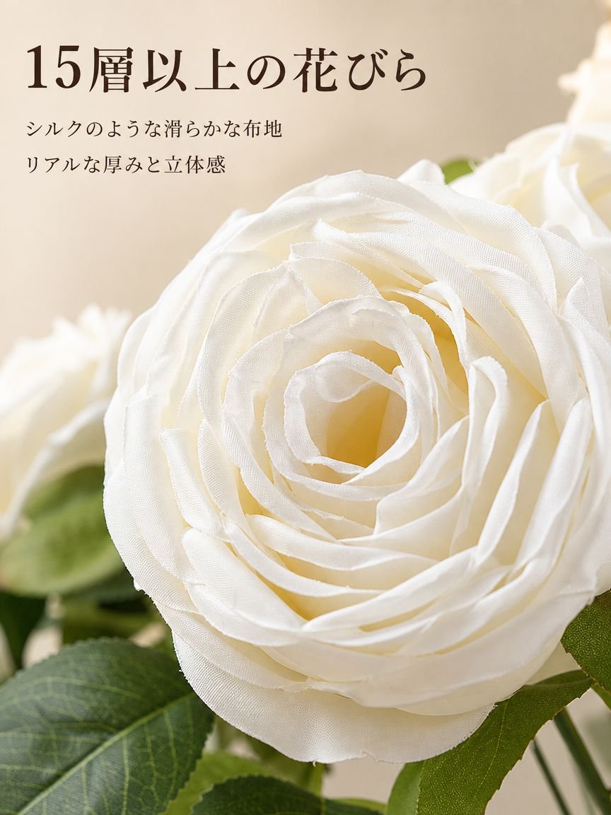 ヴィンテージスタイルのバラの花束