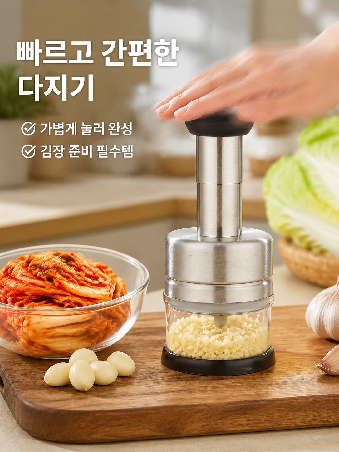 주방 다기능 마늘 분쇄기