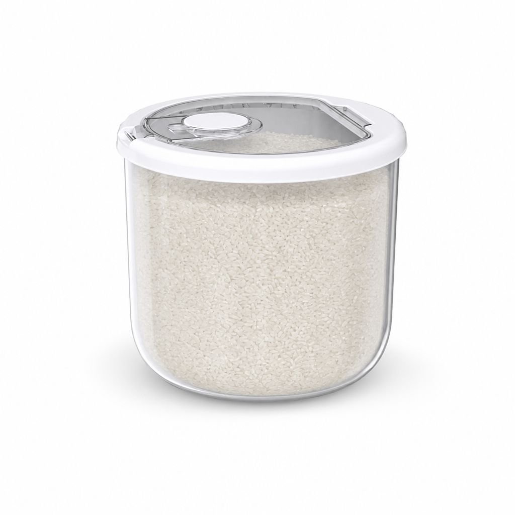 Kitchen Rice Bucket with Insect and Moisture Protection