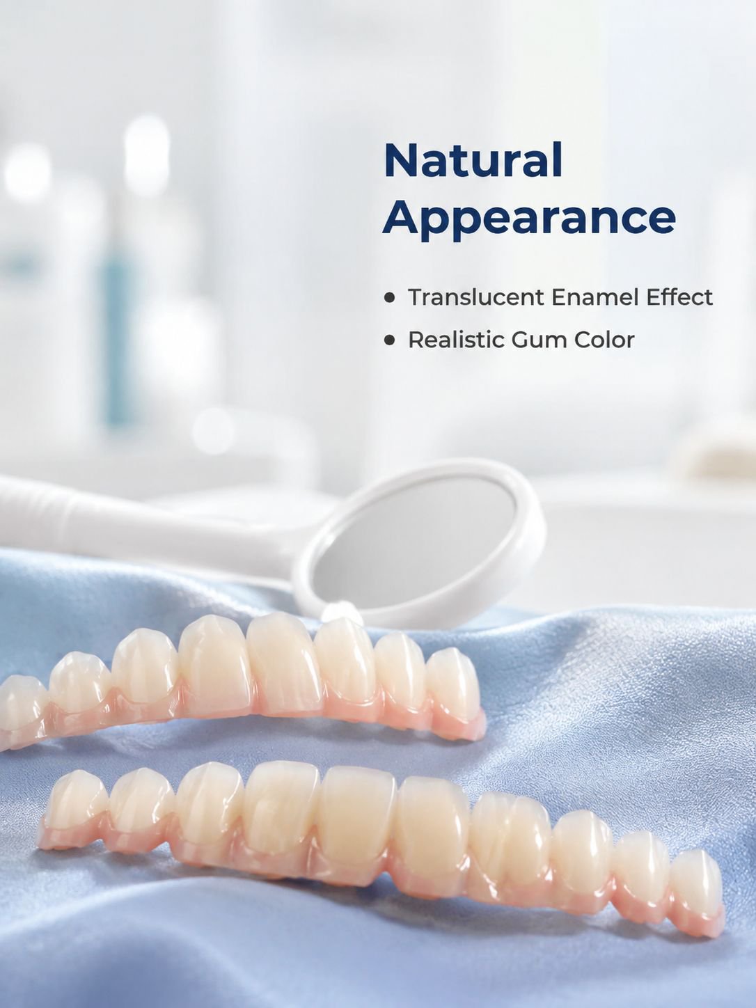 Simulated Denture Kit Perfectly Fitted for a NaturalLooking Smile