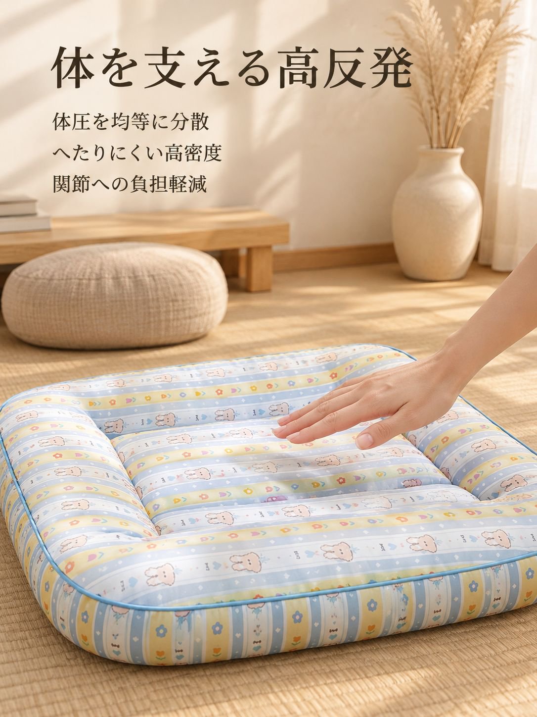 ペット用ベッドマット 防水仕様 通気性のある洗えるマット 四季対応