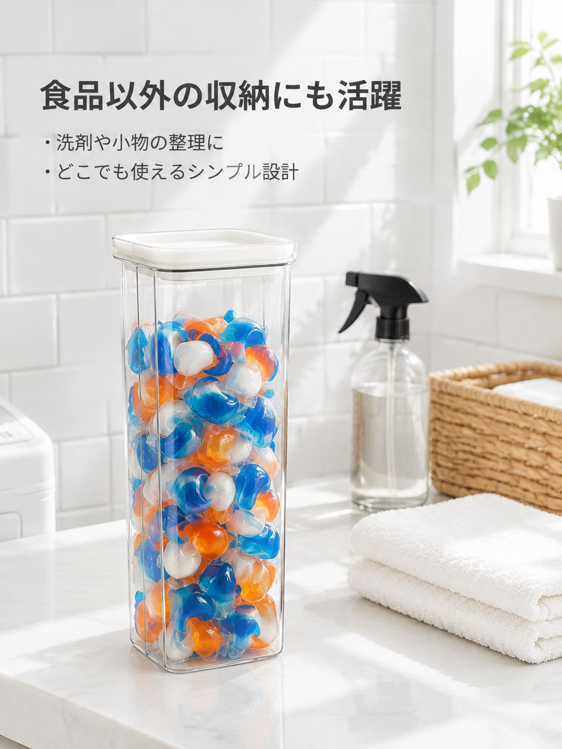 高品質素材を採用した保存容器の詳細
