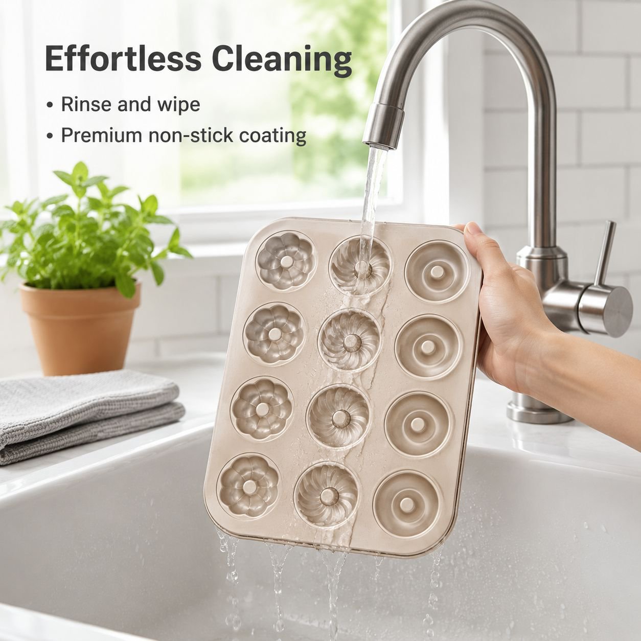 Multi-size Non-stick Donut Cupcake Baking Mold Tray