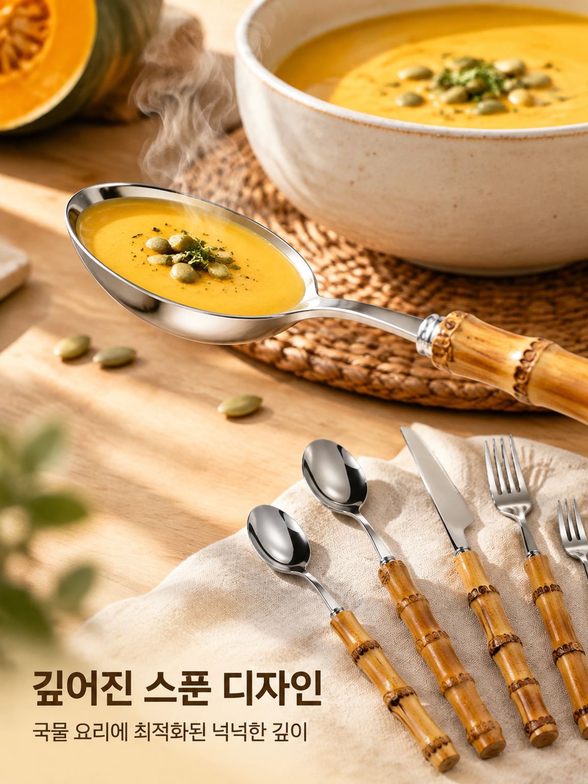 주방 용구 식기 숟가락 세트