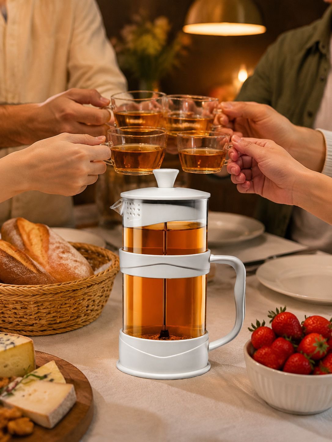 Tasse à café ou thé avec filtre réutilisable