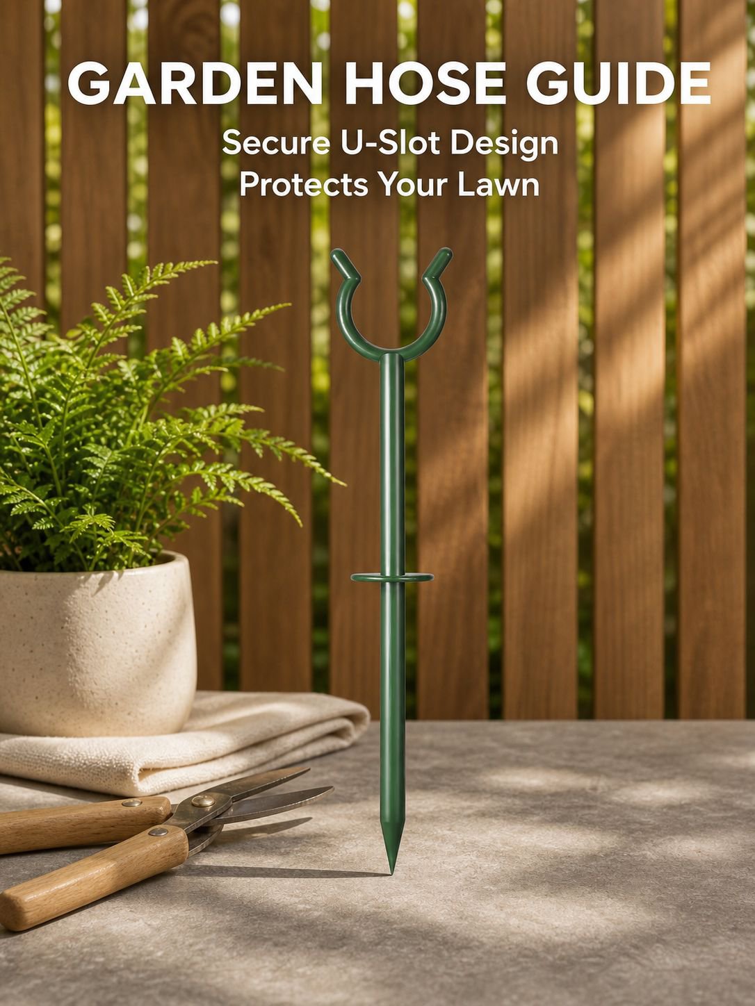 Garden Hose Holder Water Pipe Support Rack