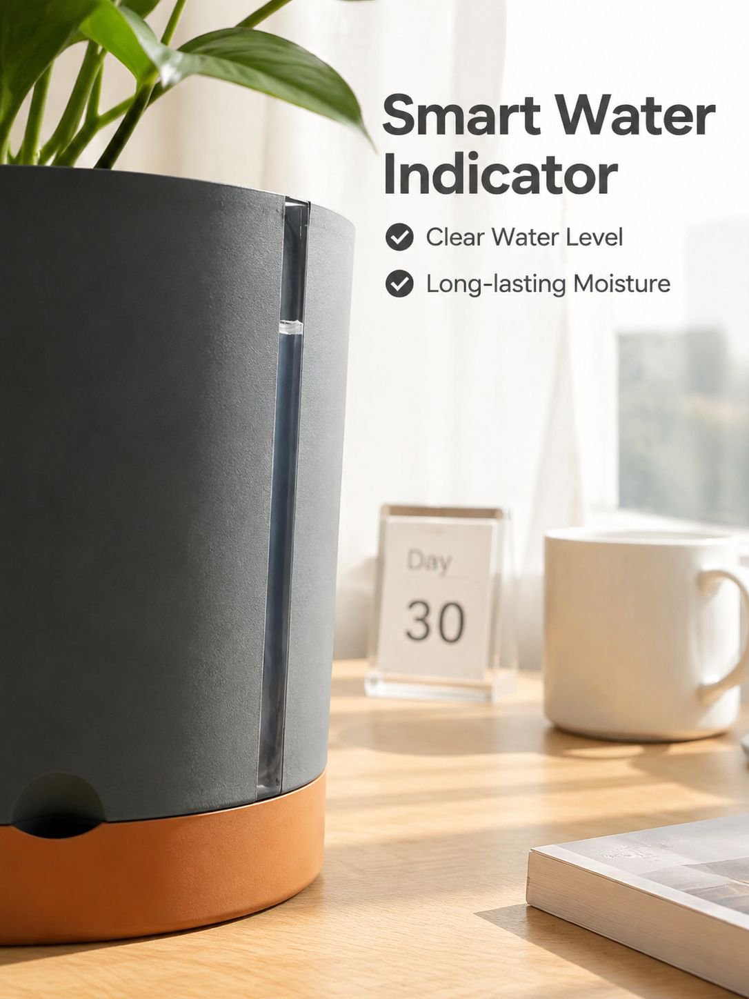 Plastic Self Watering Flowerpot