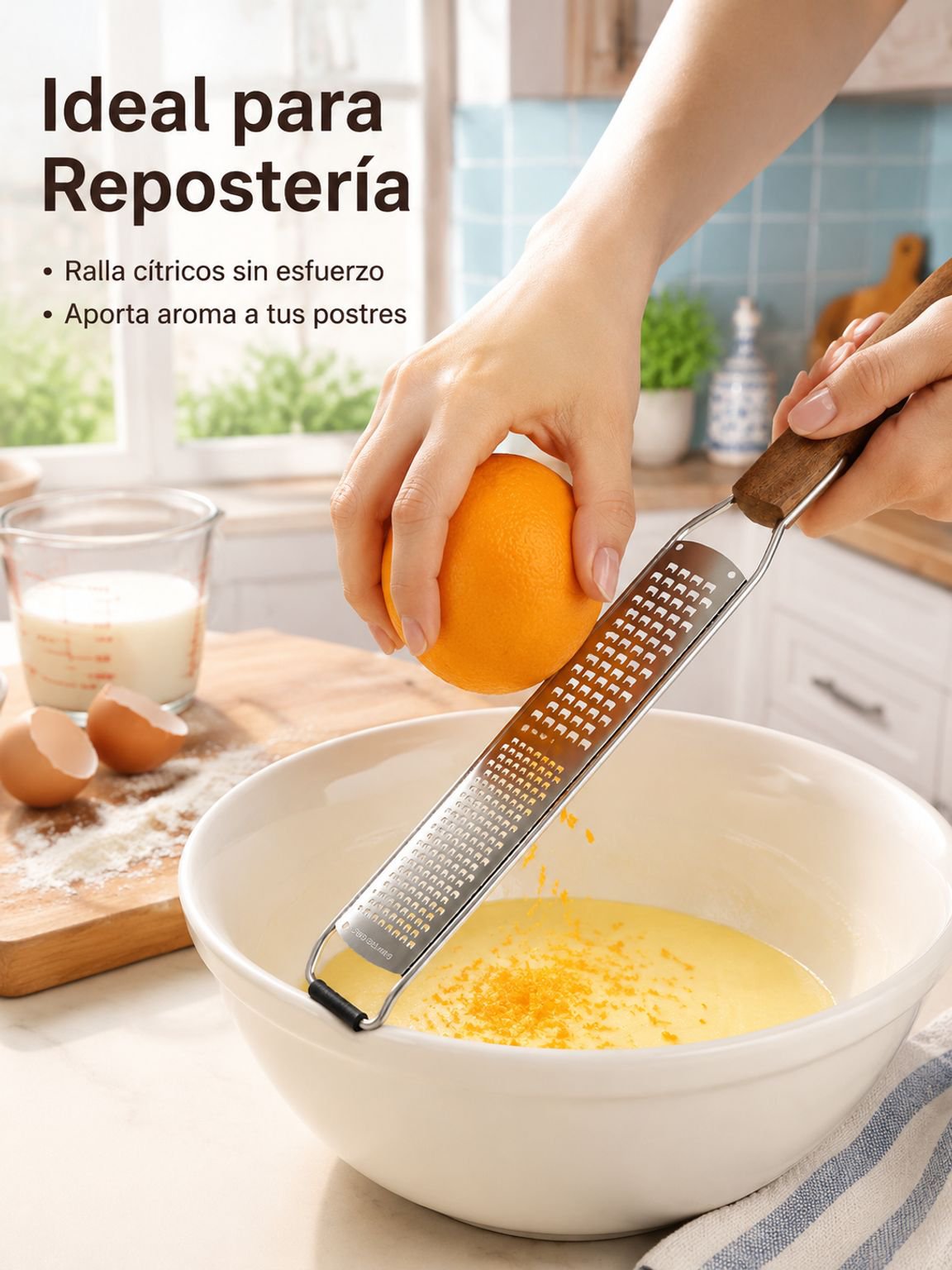 Rallador de limón y naranja para cocina