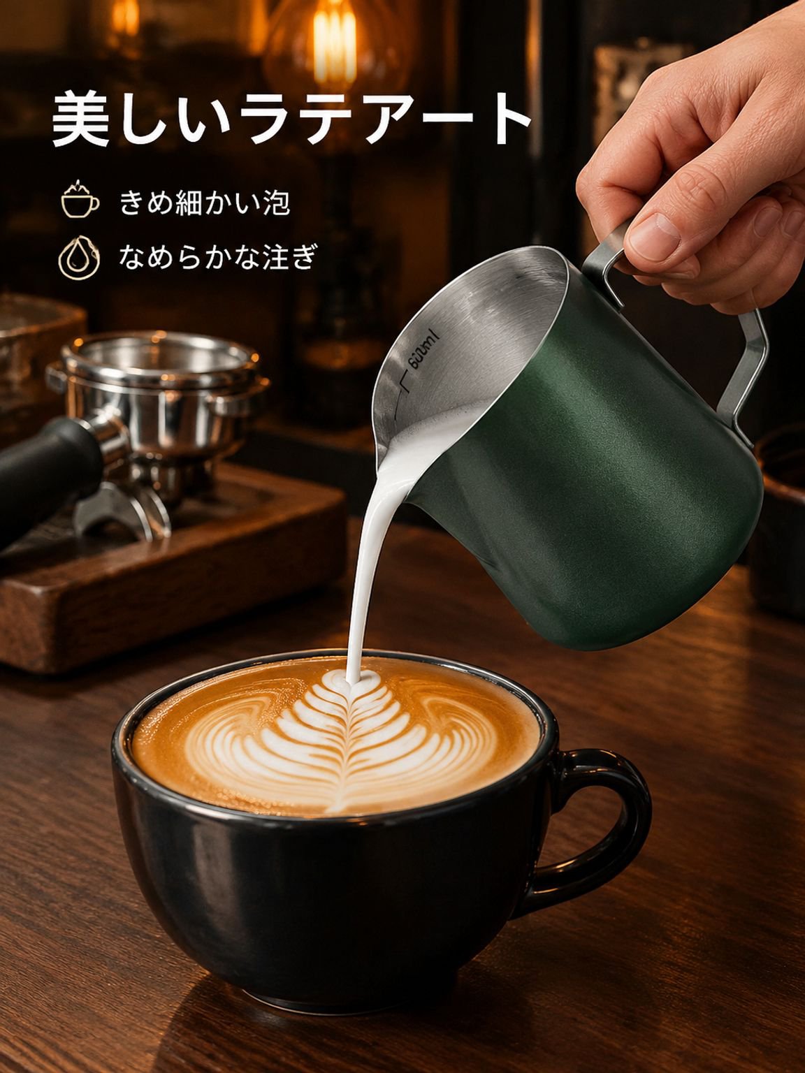 ステンレスハンドドリップコーヒーポット