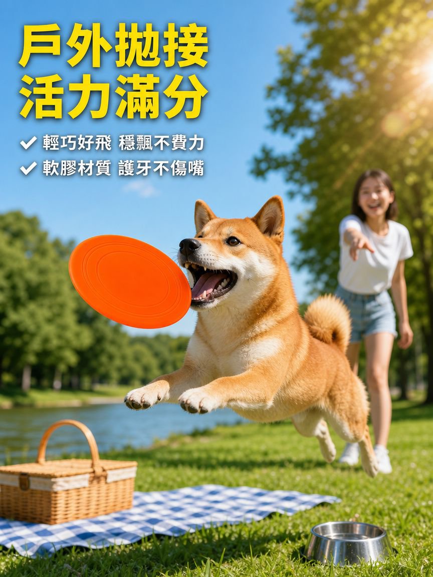 寵物戶外訓練飛盤