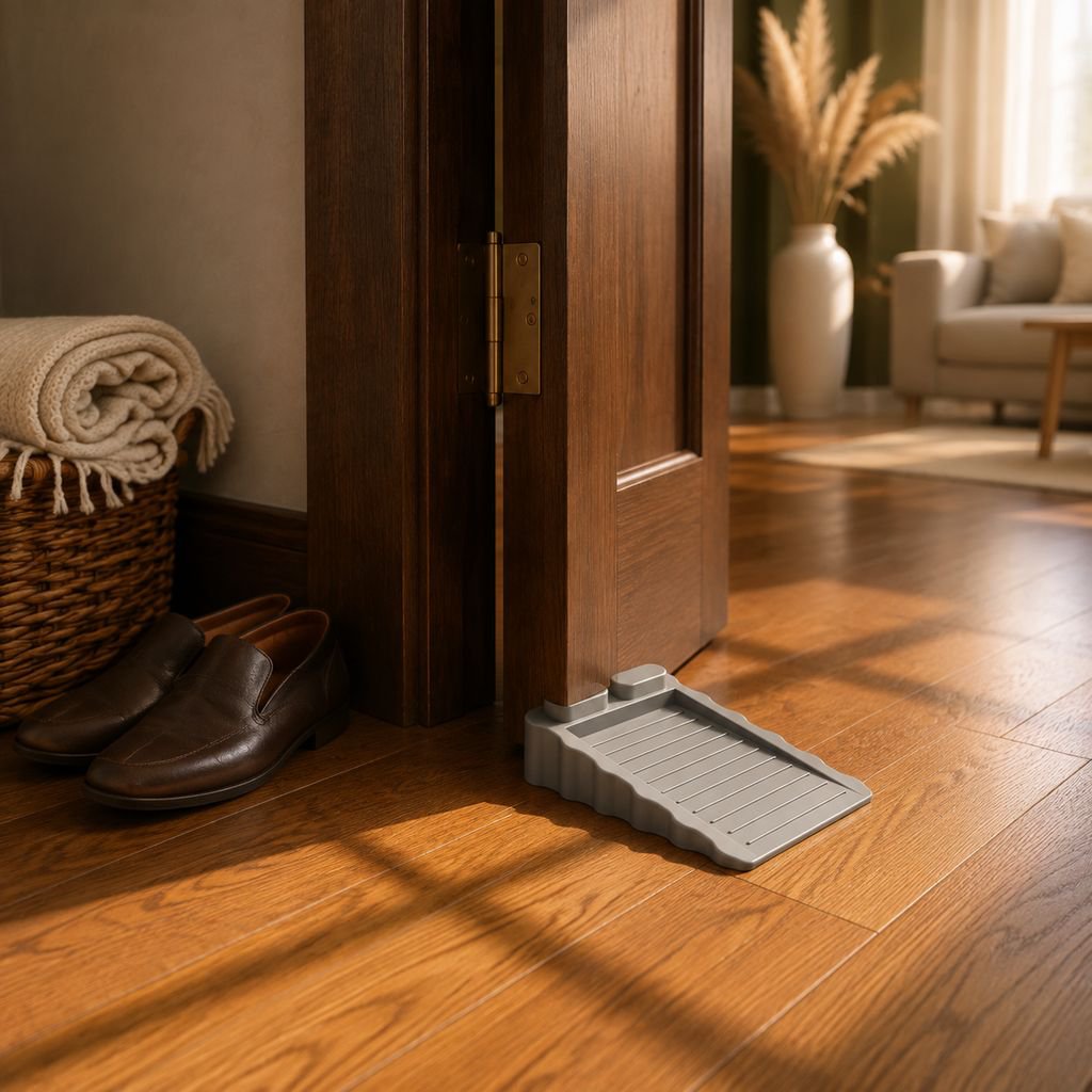 No-Installation Removable Door Lock, Two-Way Rotation, Anti-Slip & Windproof Design