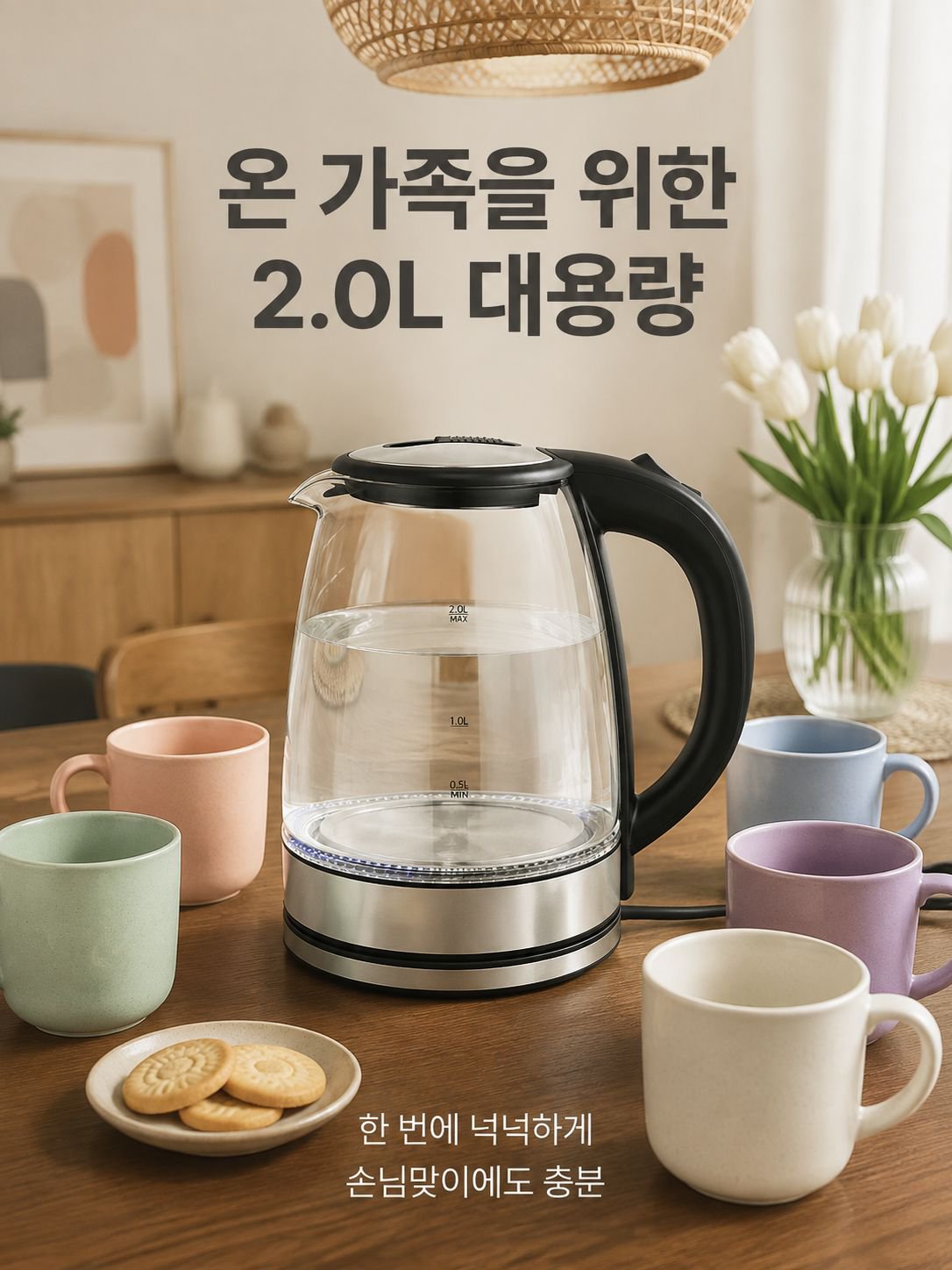 내열 유리 전기 포트