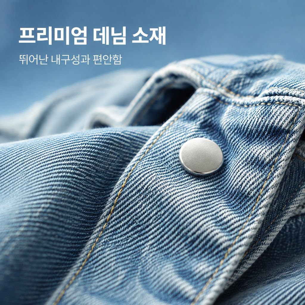 남성용 작업복 데님 재킷
