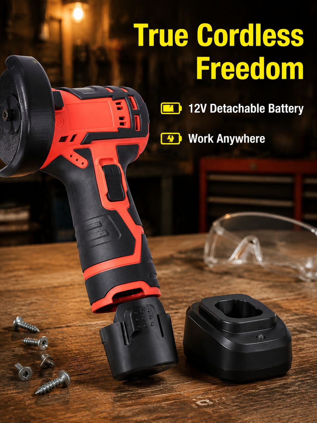 Rigid Lithium Portable Angle Grinder Sanding Tool
