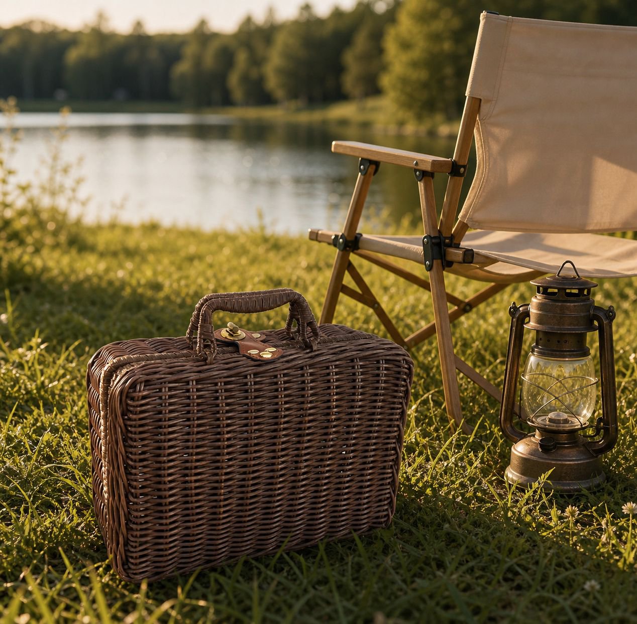 Multi-purpose hand-woven rattan storage basket
